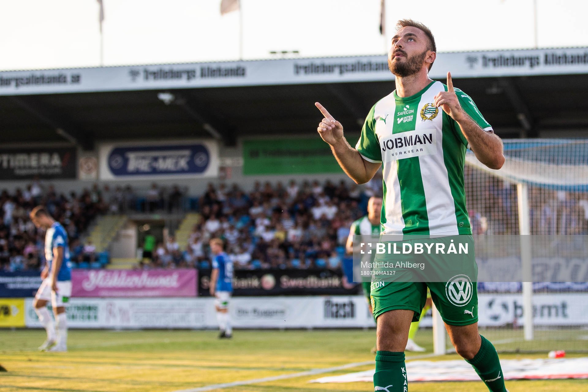 Hammarbys Muamer Tankovic jublar