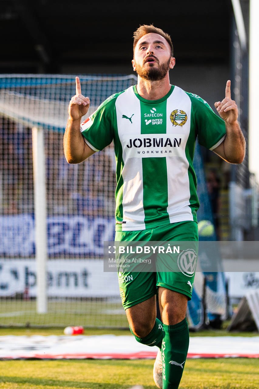 Hammarbys Muamer Tankovic jublar