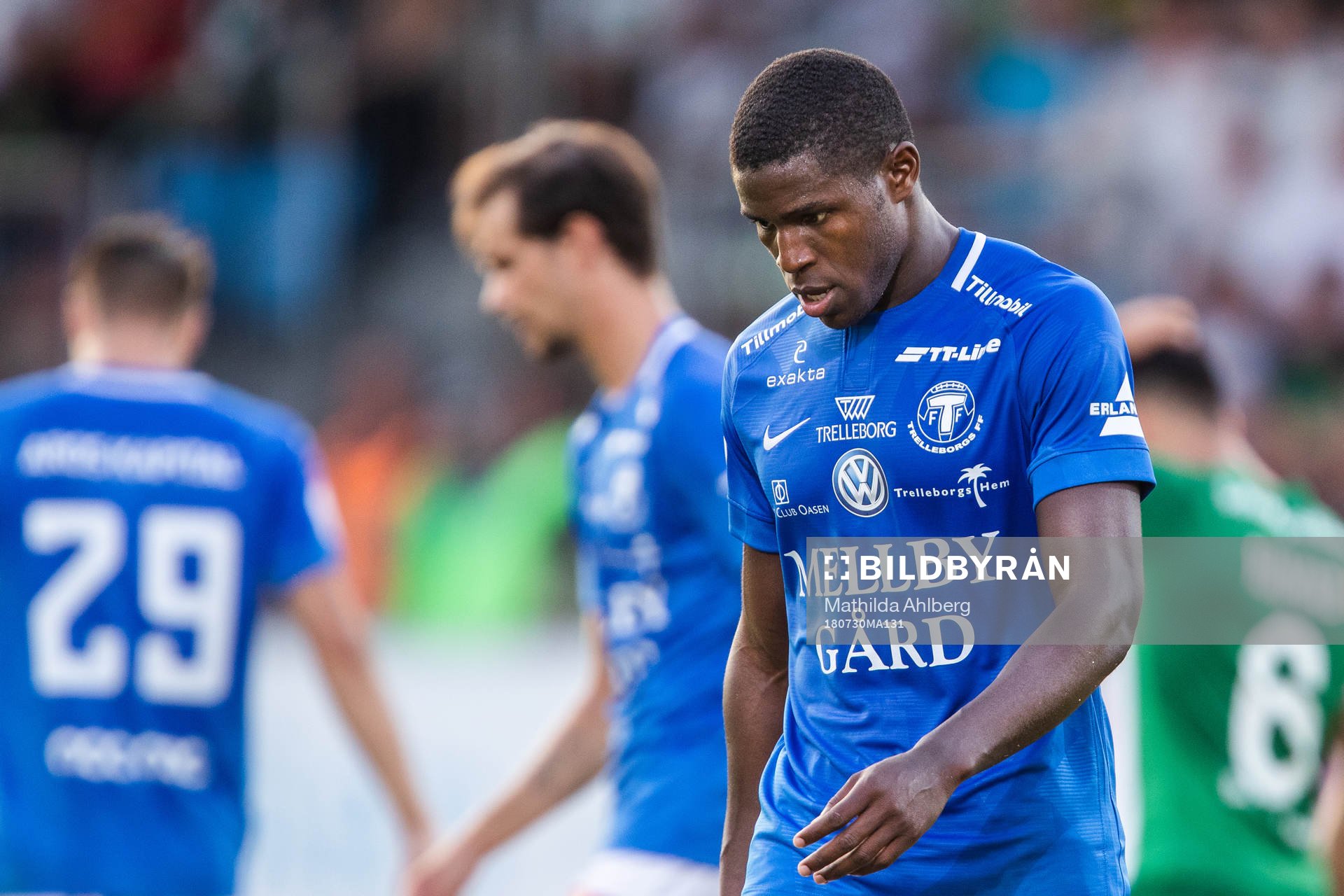 Trelleborgs Kofi Sarkodie deppar