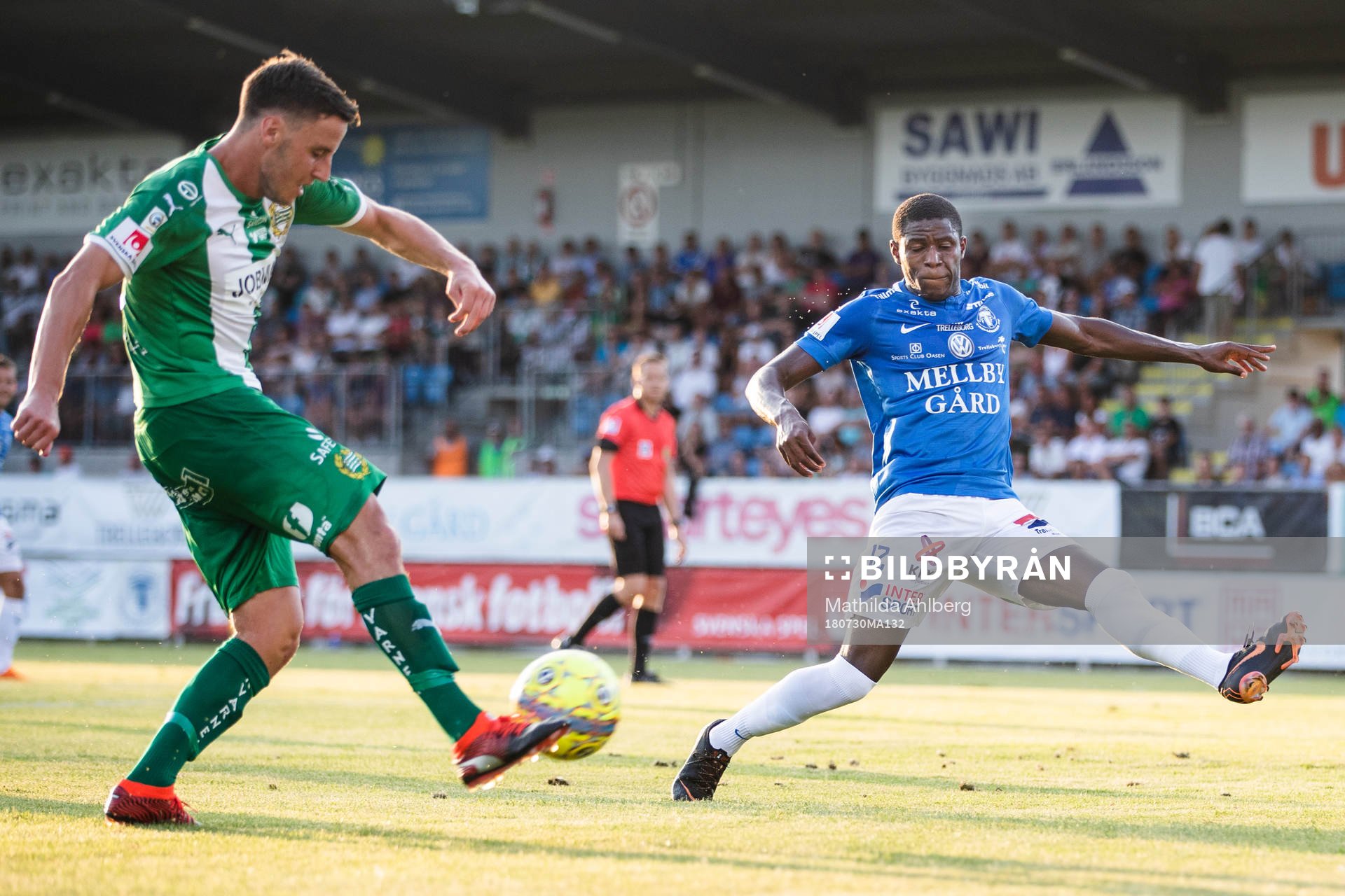Trelleborgs Kofi Sarkodie försvarar