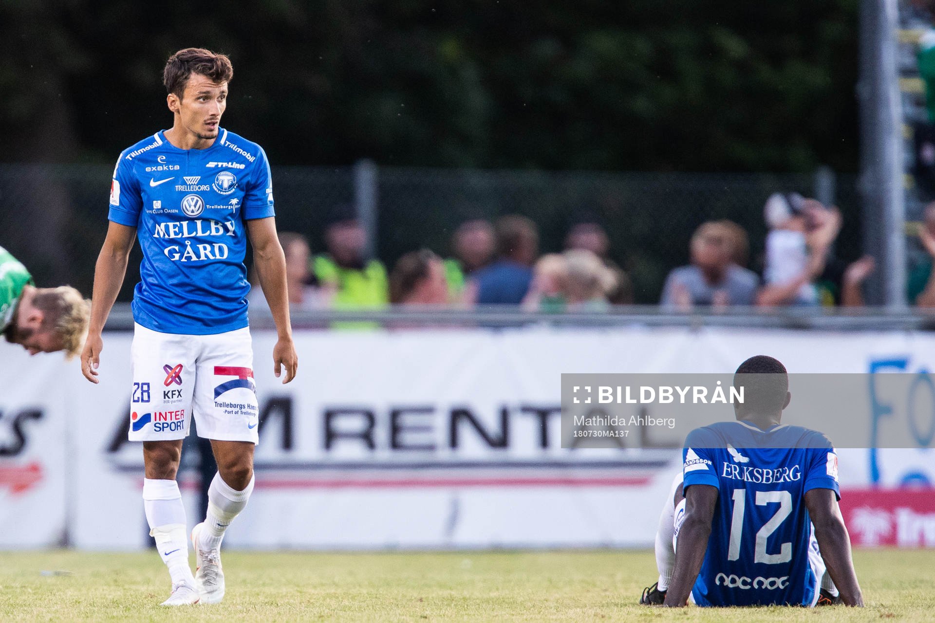 Trelleborgs Deniz Hümmet och Kofi Sarkodie deppar