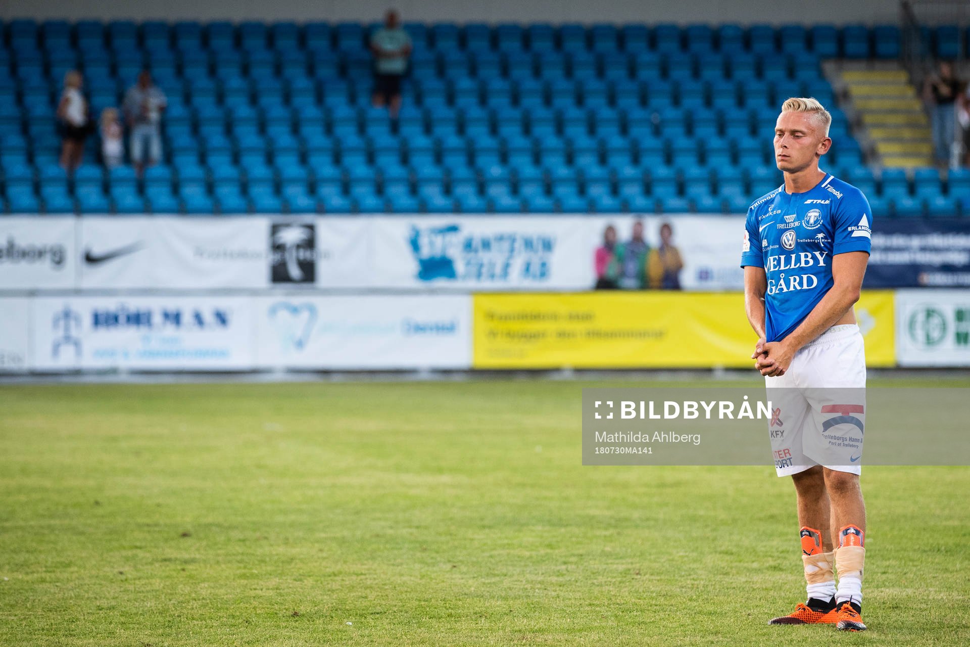 Trelleborgs Johan Brannefalk deppar