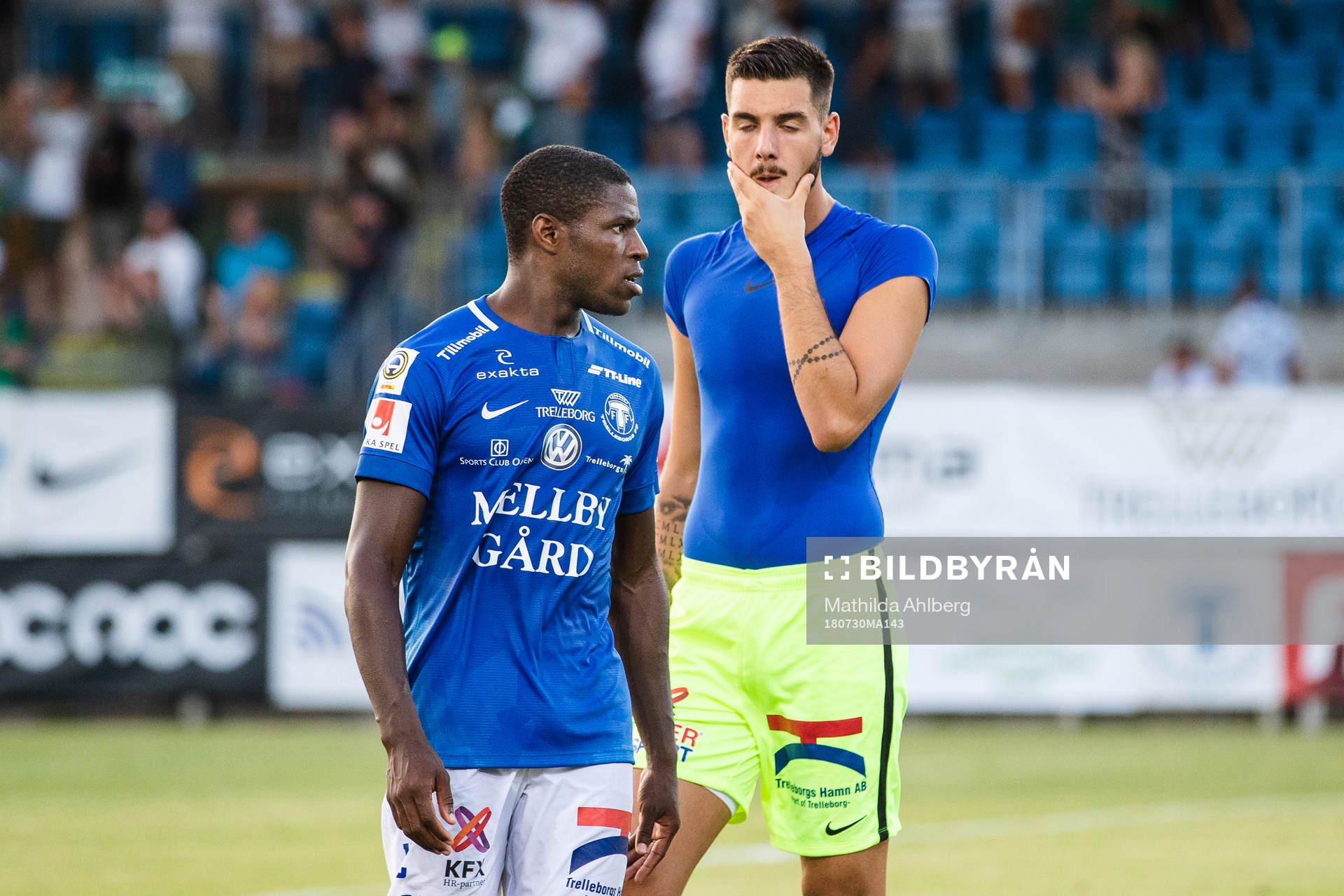 Trelleborgs Kofi Sarkodie deppar