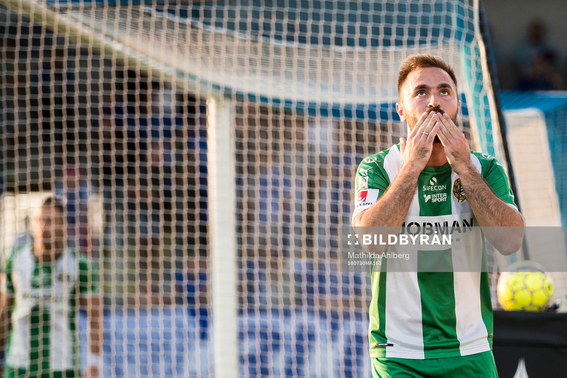 Hammarbys Muamer Tankovic jublar