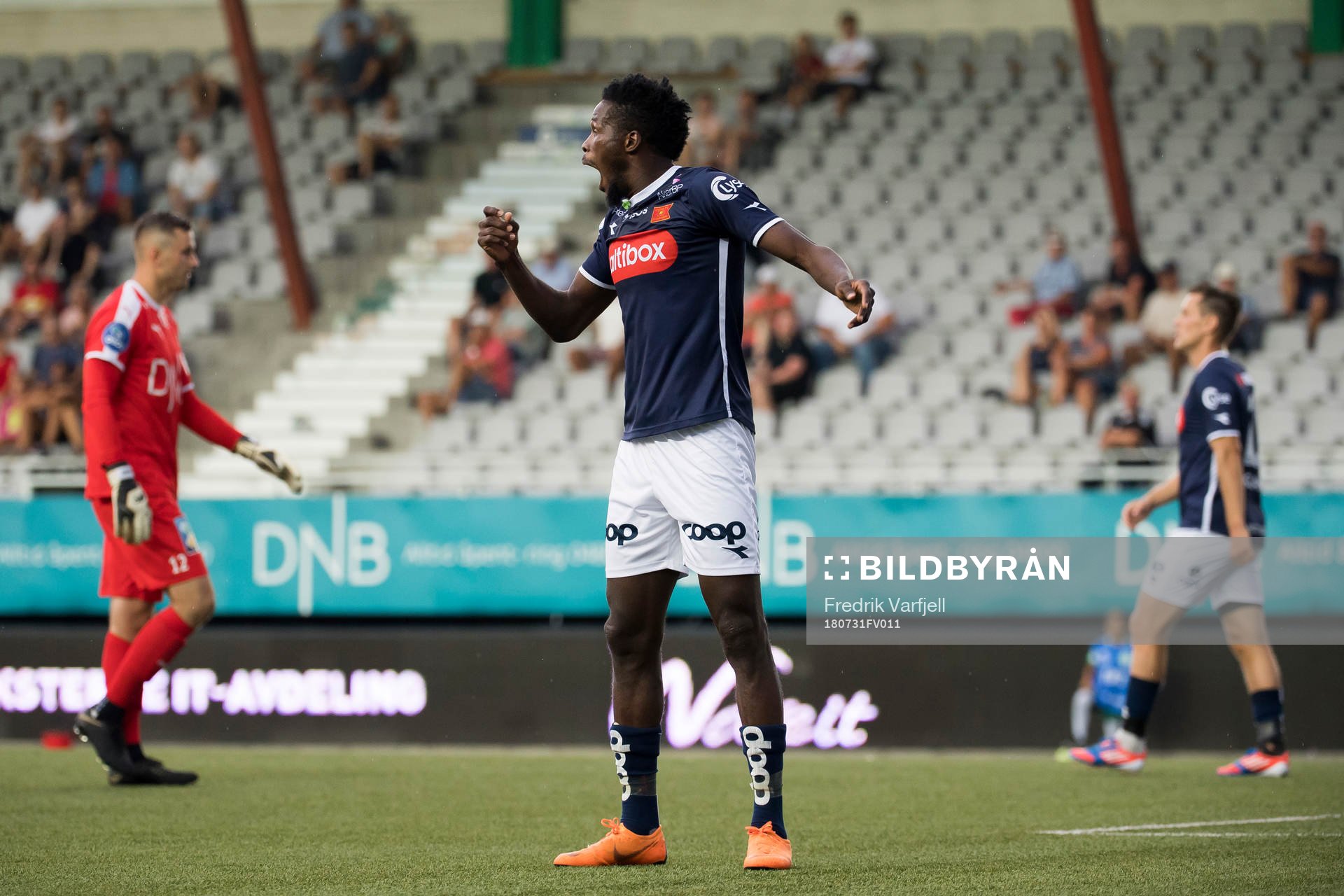 Usman Sale of Viking looks dejected
