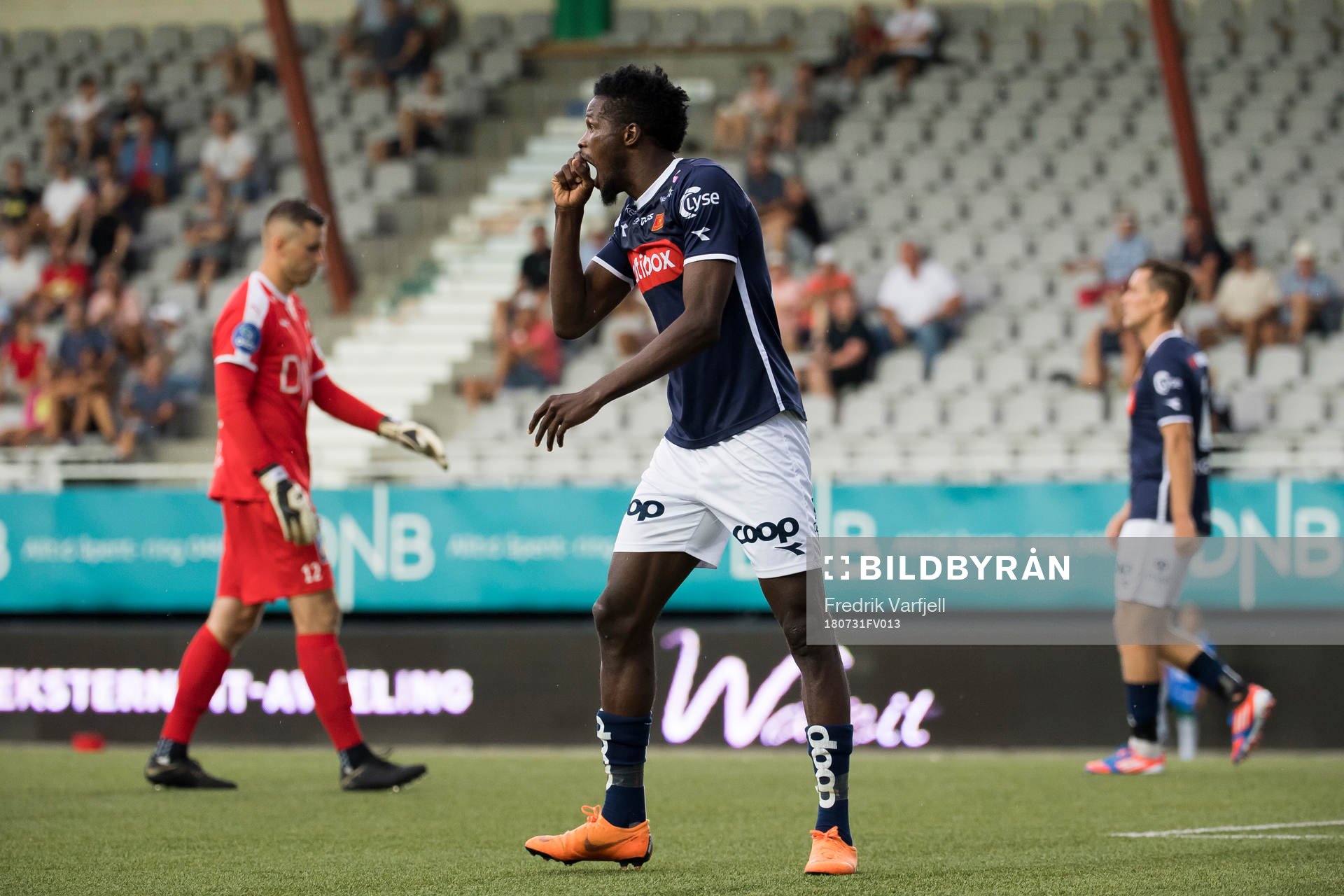 Usman Sale of Viking looks dejected