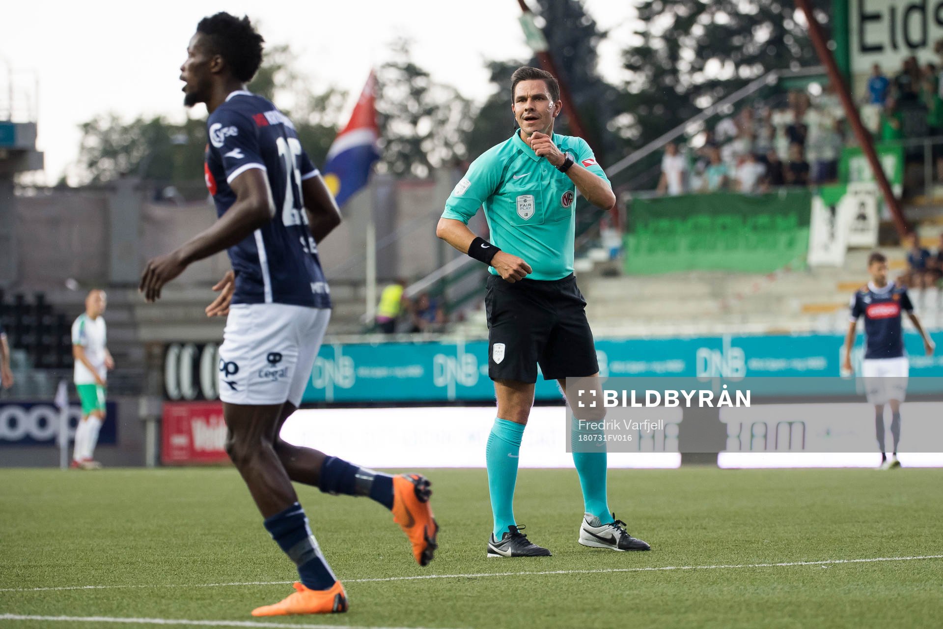 Usman Sale of Viking looks dejected
