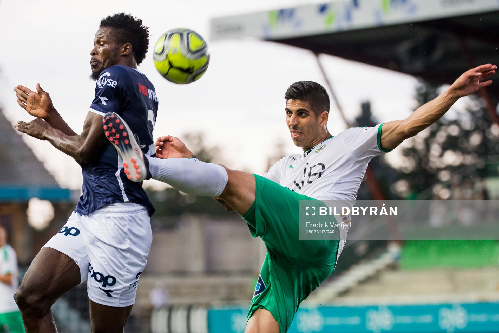 Usman Sale of Viking and Rubén Alegre Guerra of HamKam
