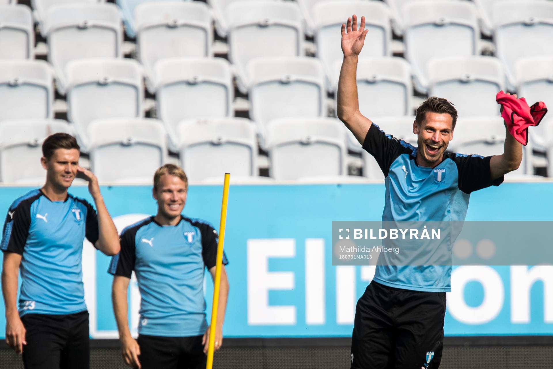 Malmö FFs Markus Rosenberg jublar