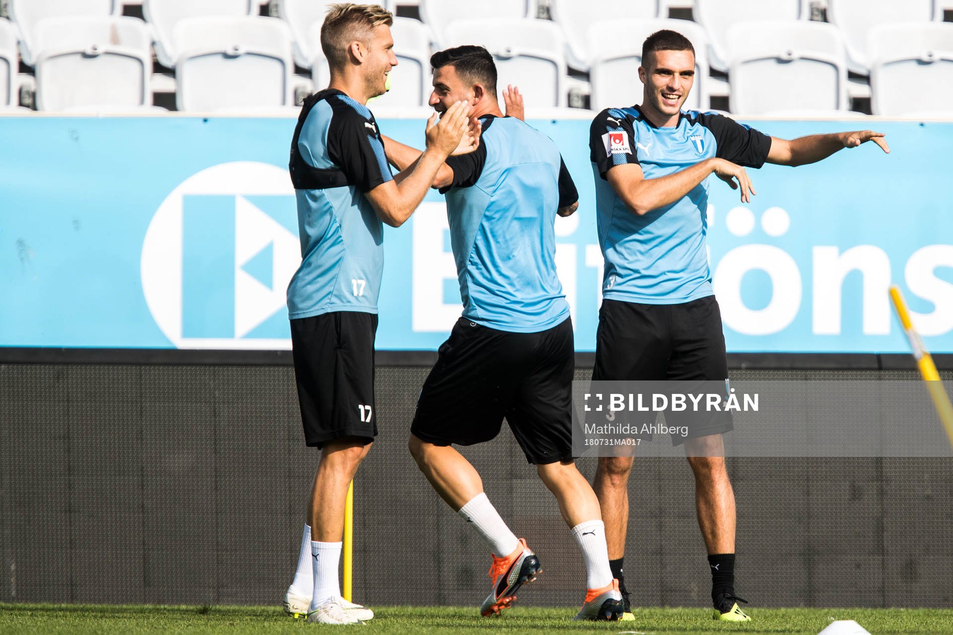 Malmö FFs Rasmus Bengtsson, Behrang Safari och Egzon