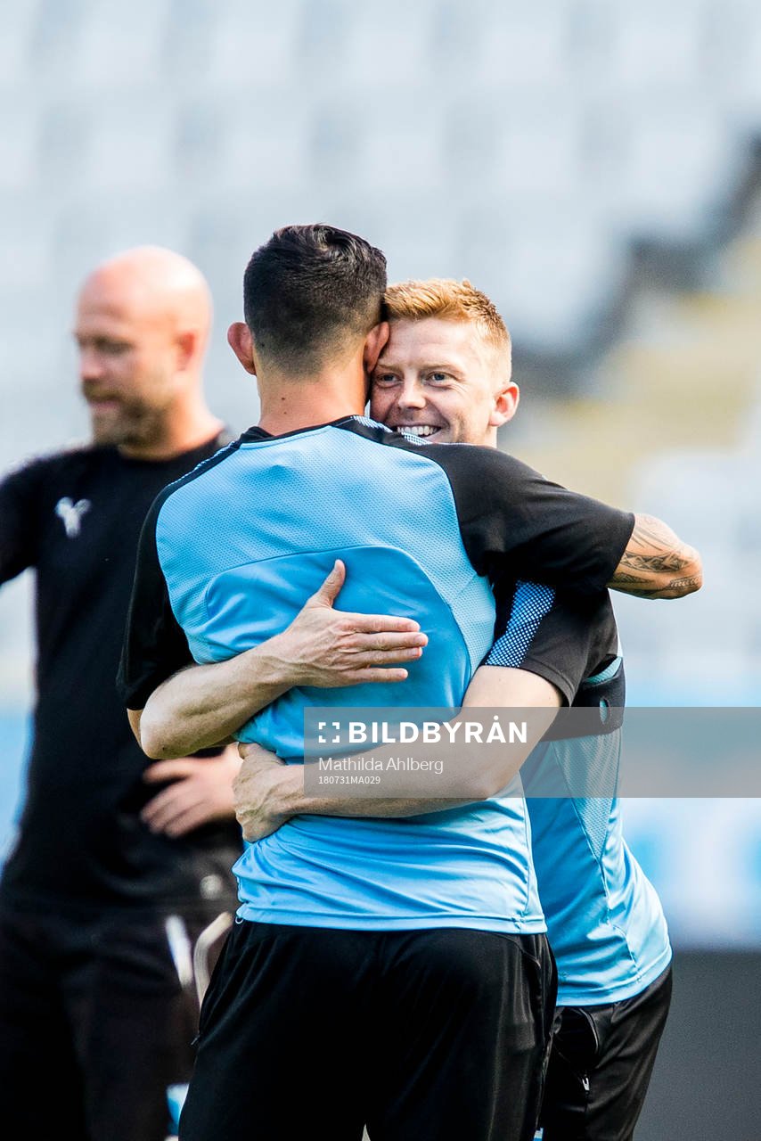 Malmö FFs Anders Christiansen kramar om Sören Rieks