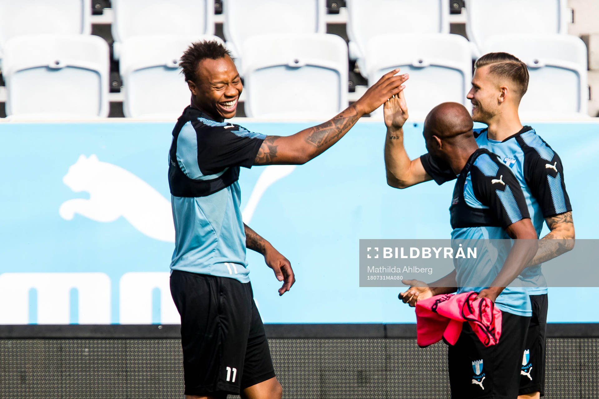 Malmö FFs Carlos Strandberg jublar