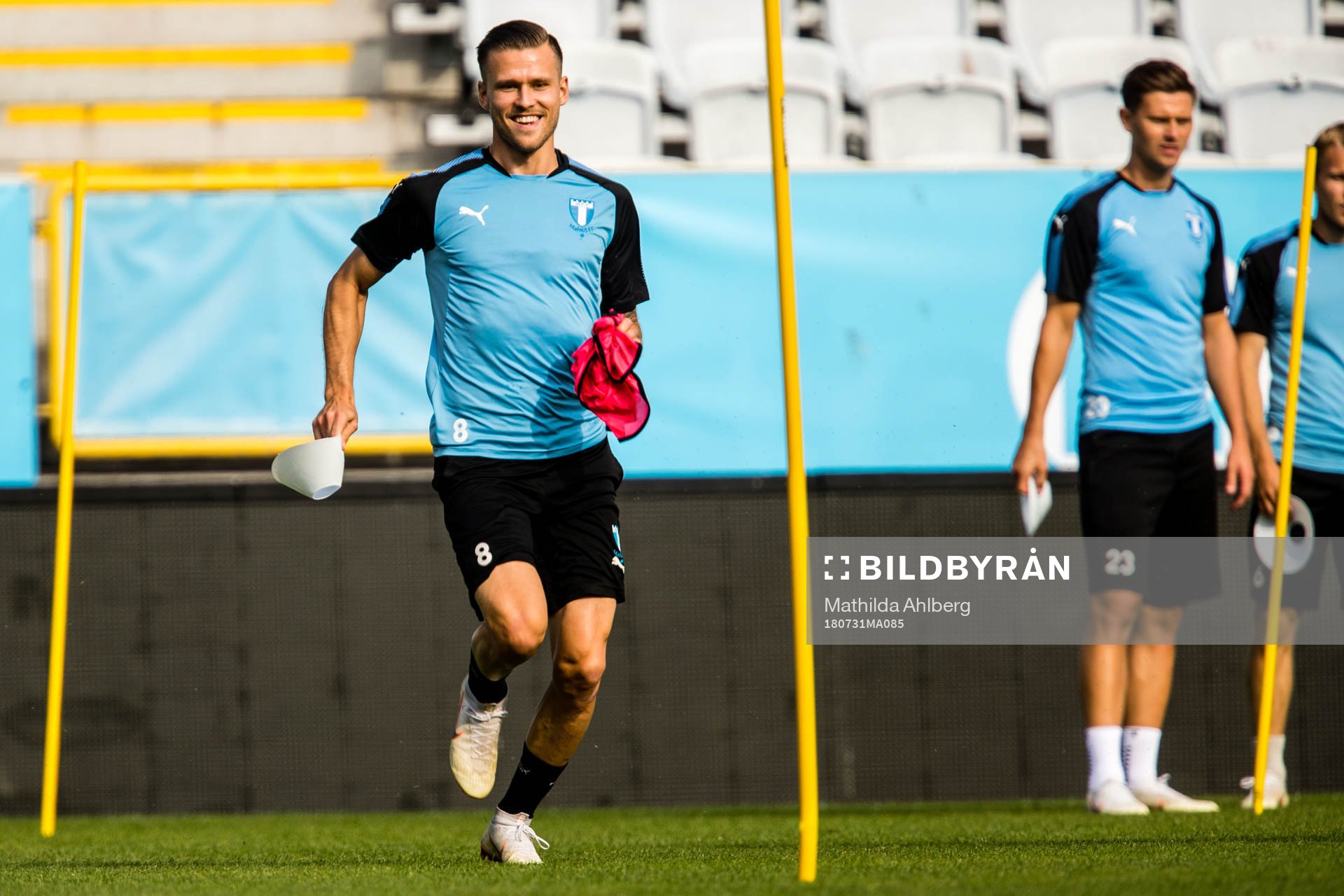 Malmö FFs Arnór Ingvi Traustason träning