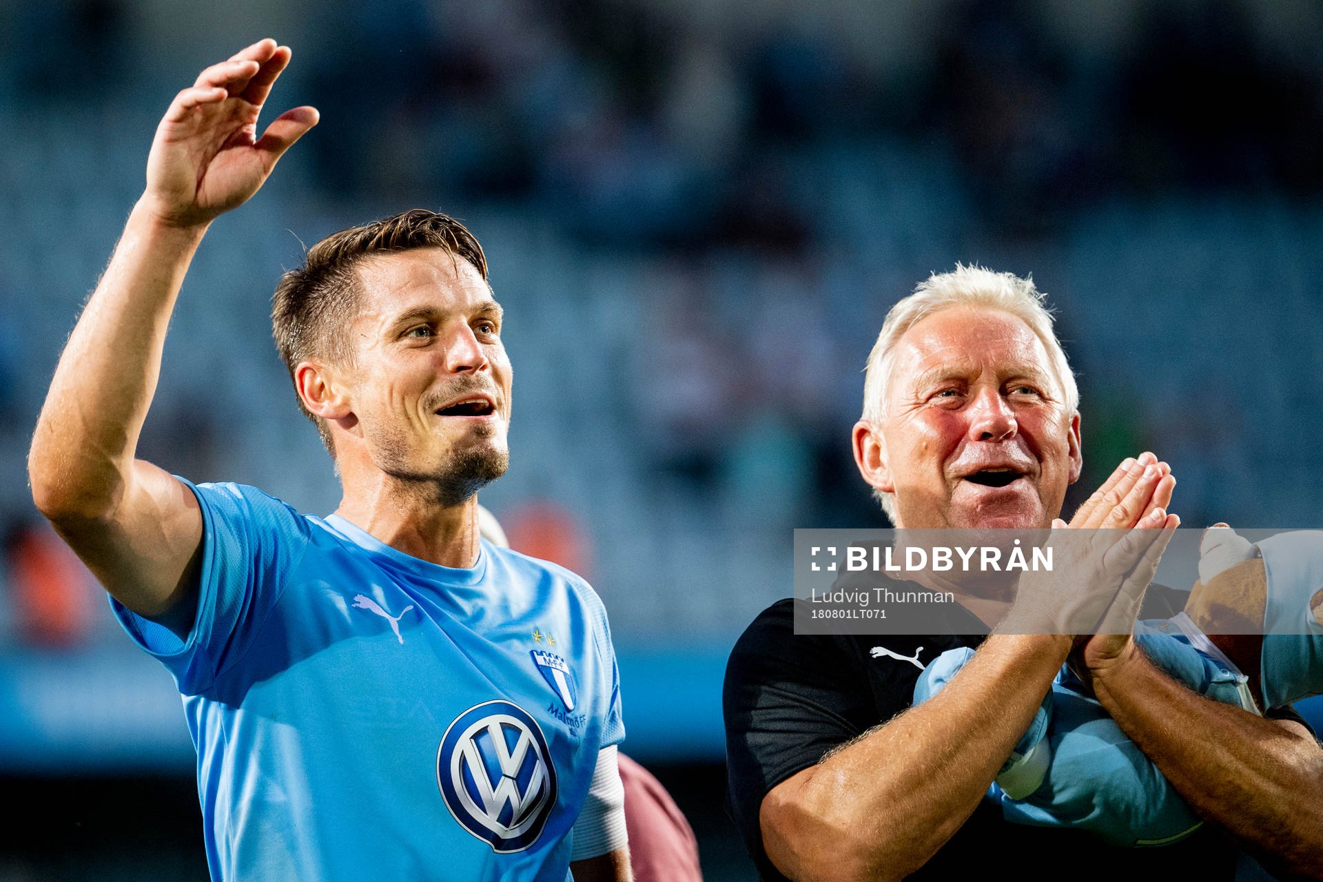 Markus Rosenberg of Malmö FF celebrates