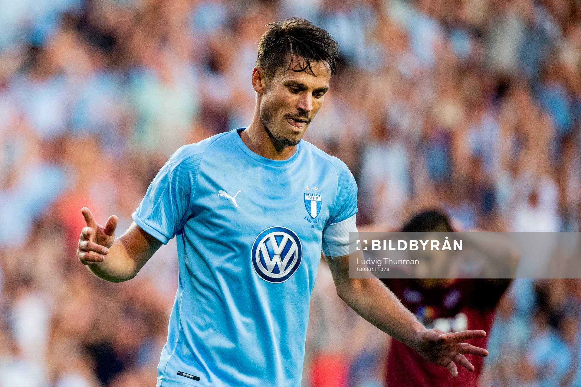 Markus Rosenberg of Malmö FF celebrates