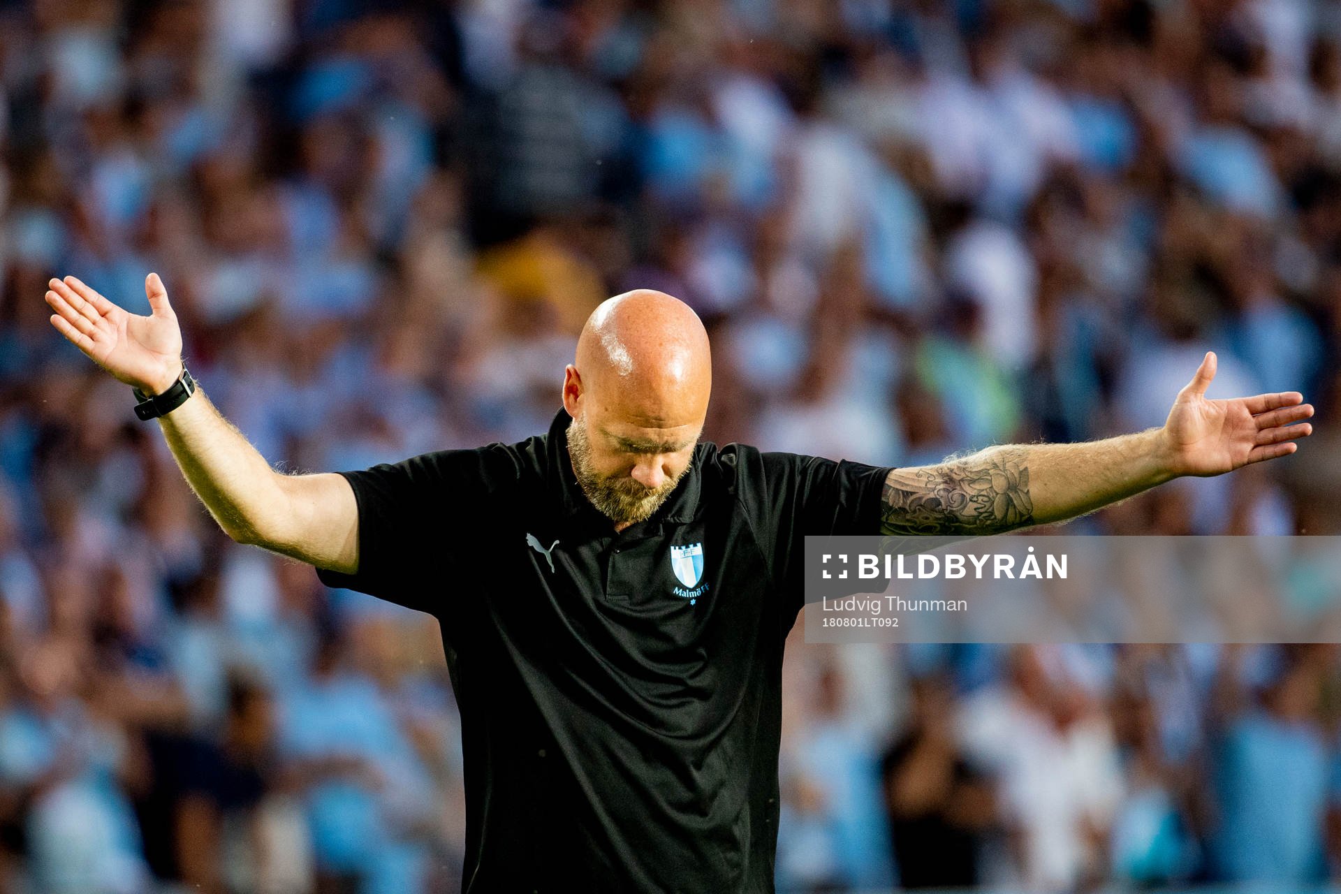 Assistant coach Olof Persson of Malmö FF