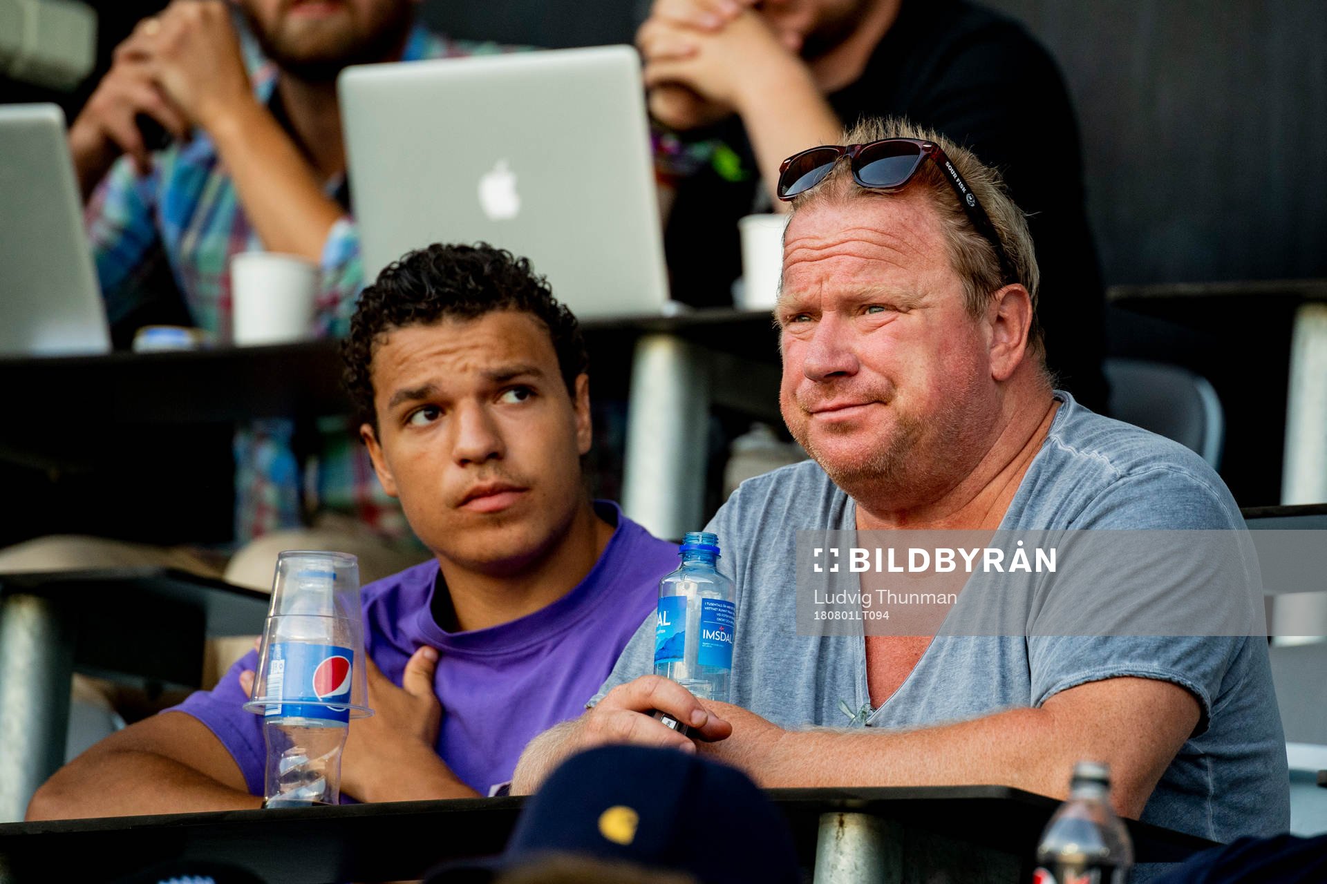 Actor and comedian Claes Malmberg om the stands
