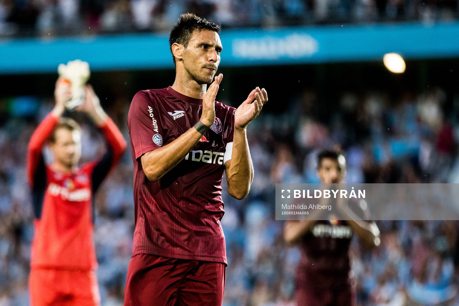 Camora of Cluj looks looks dejected