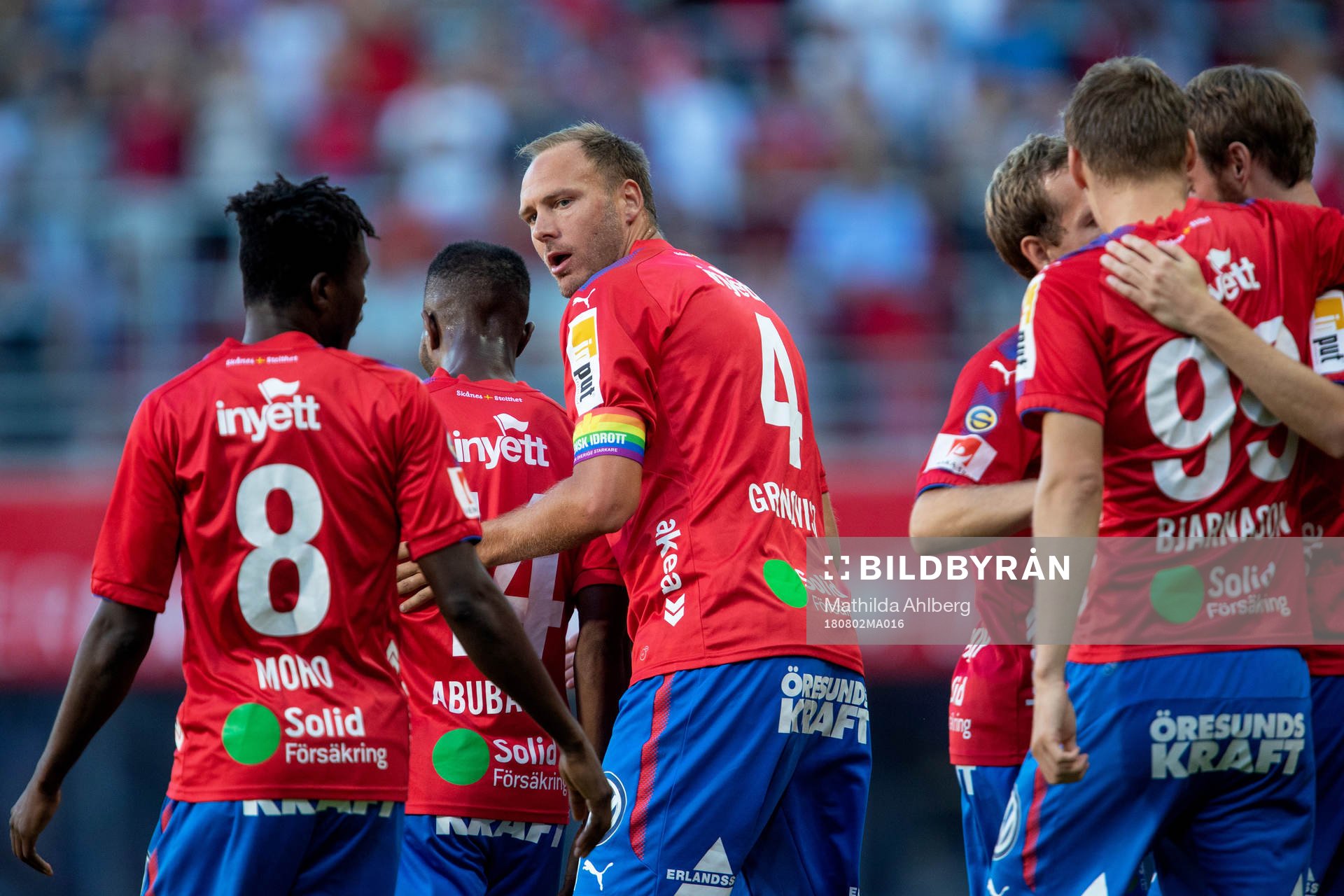 Helsingborgs Andreas Granqvist jublar
