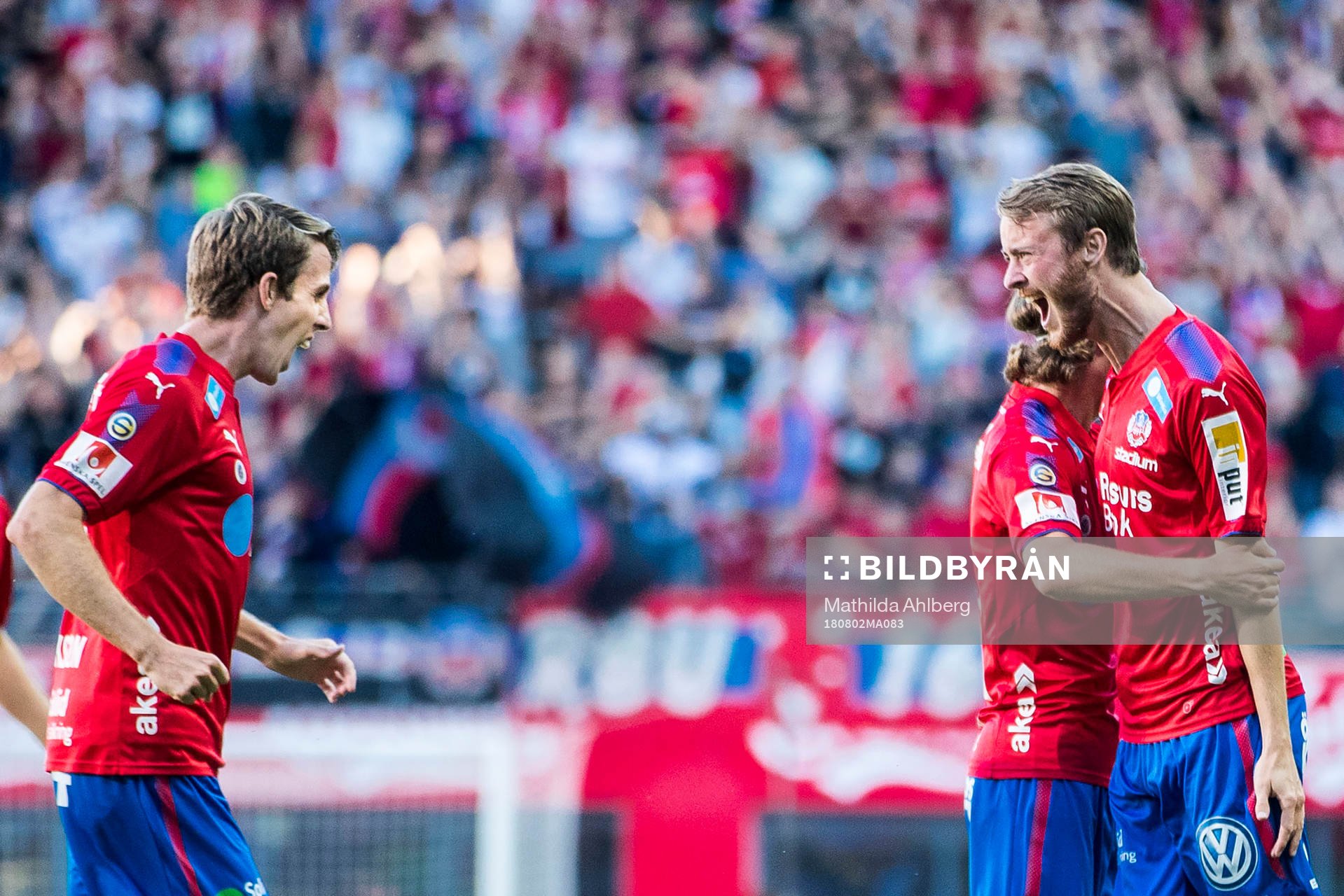 Helsingborgs Rasmus Jönsson jublar