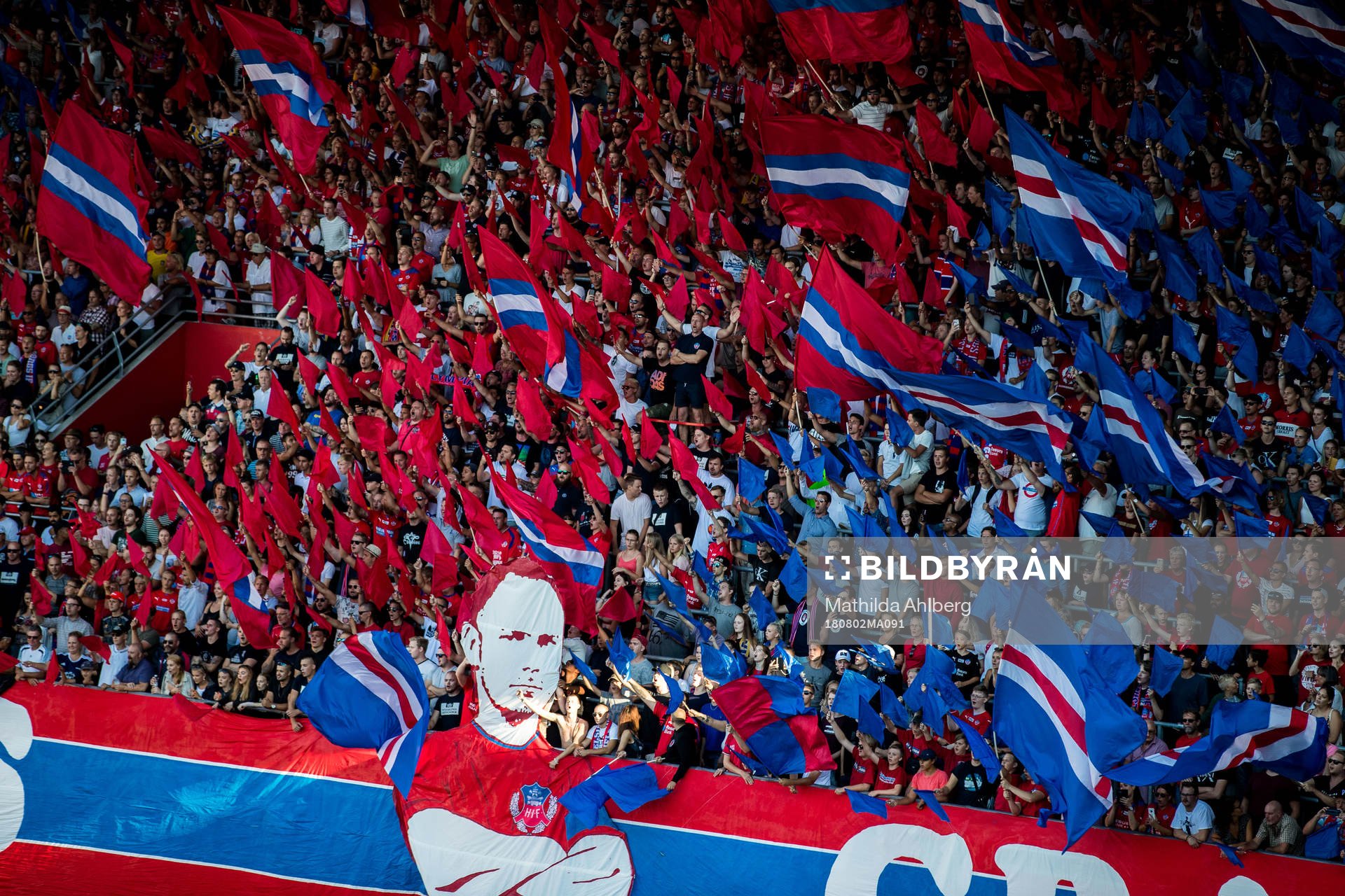 Tifo på Olympia