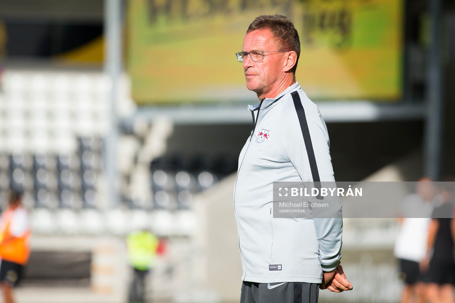 Coach Ralf Rangnick of Leipzig