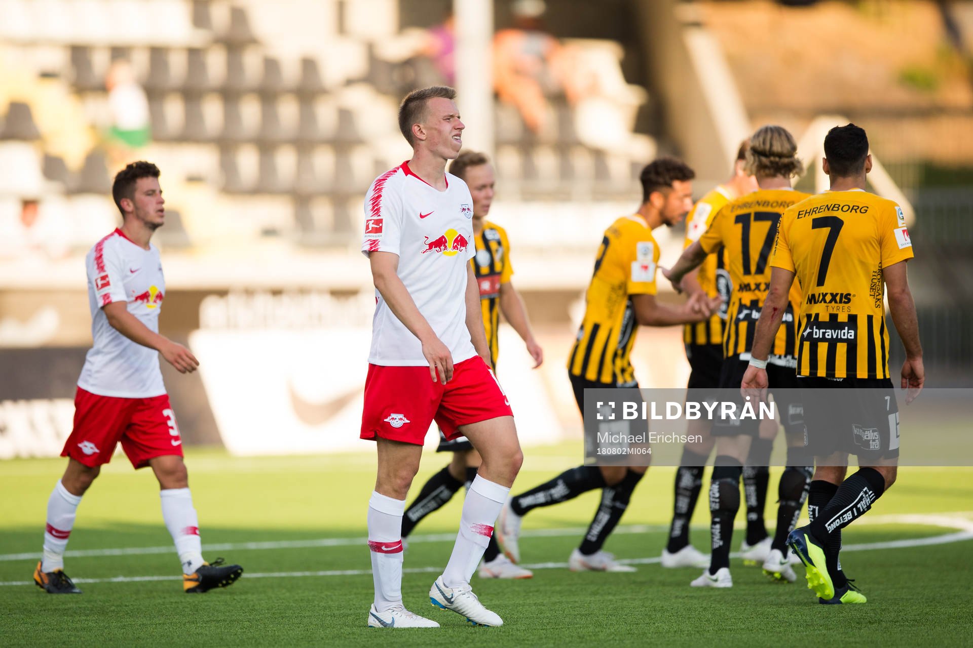 Lukas Klostermann of Leipzig looks dejected