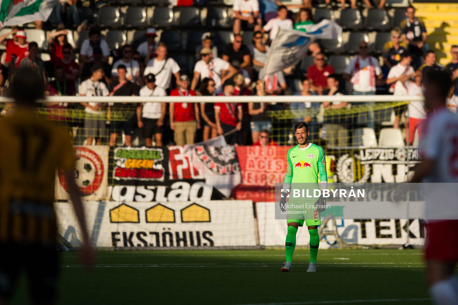 Goalkeeper Marius Müller of Leipzig
