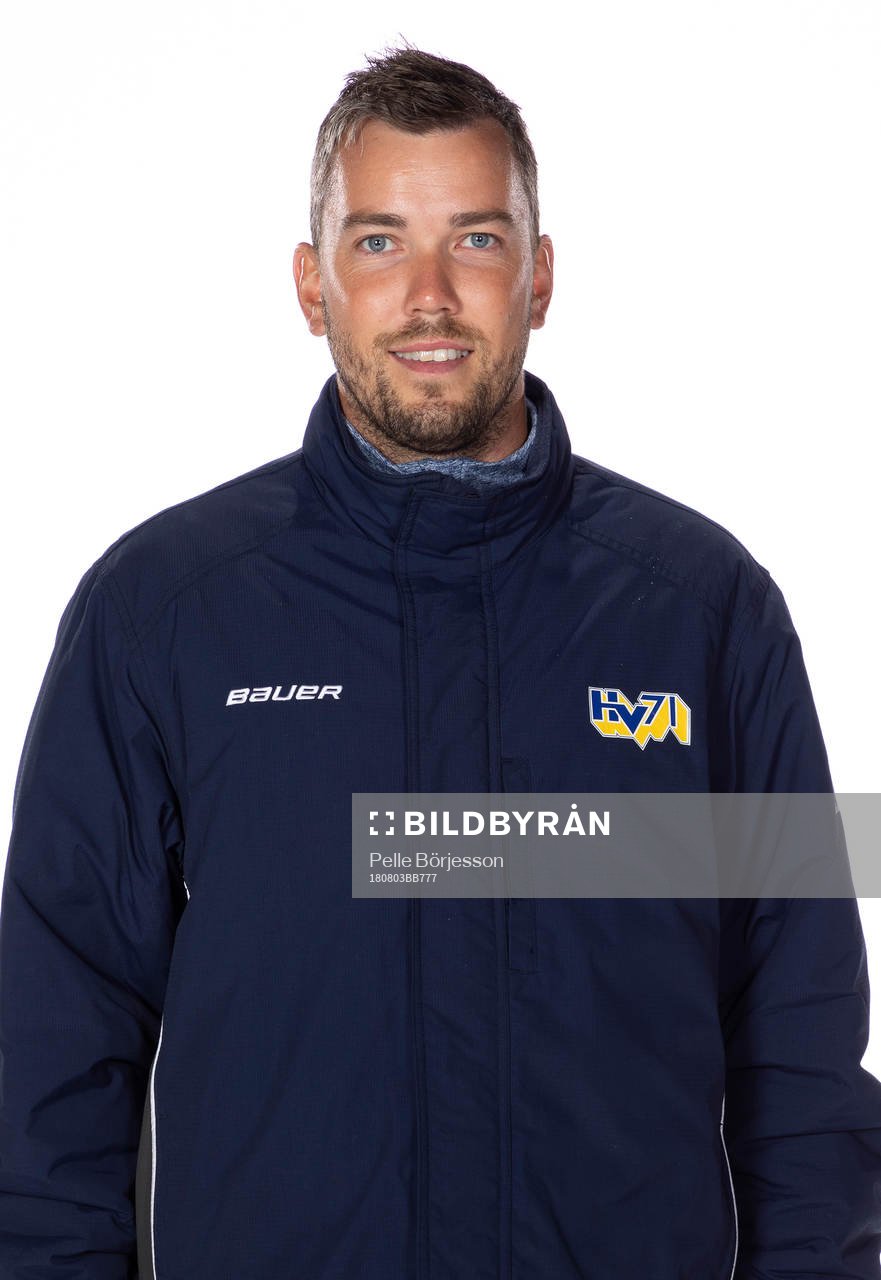 HV71s Fystränare Johan Sandstedt