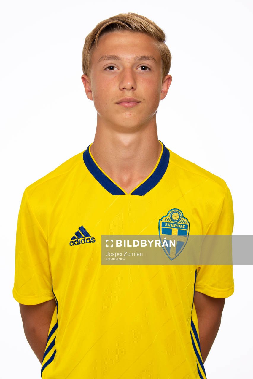 Edwin Andersson i P15-landslaget