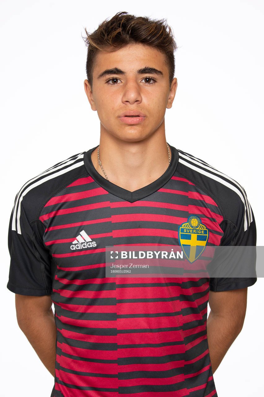 Johan Guadagno i P15-landslaget