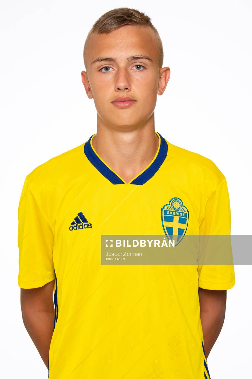 Jesper Tolinsson i P15-landslaget