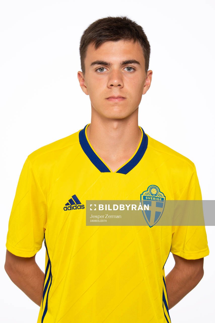 Hampus Pergel i P15-landslaget
