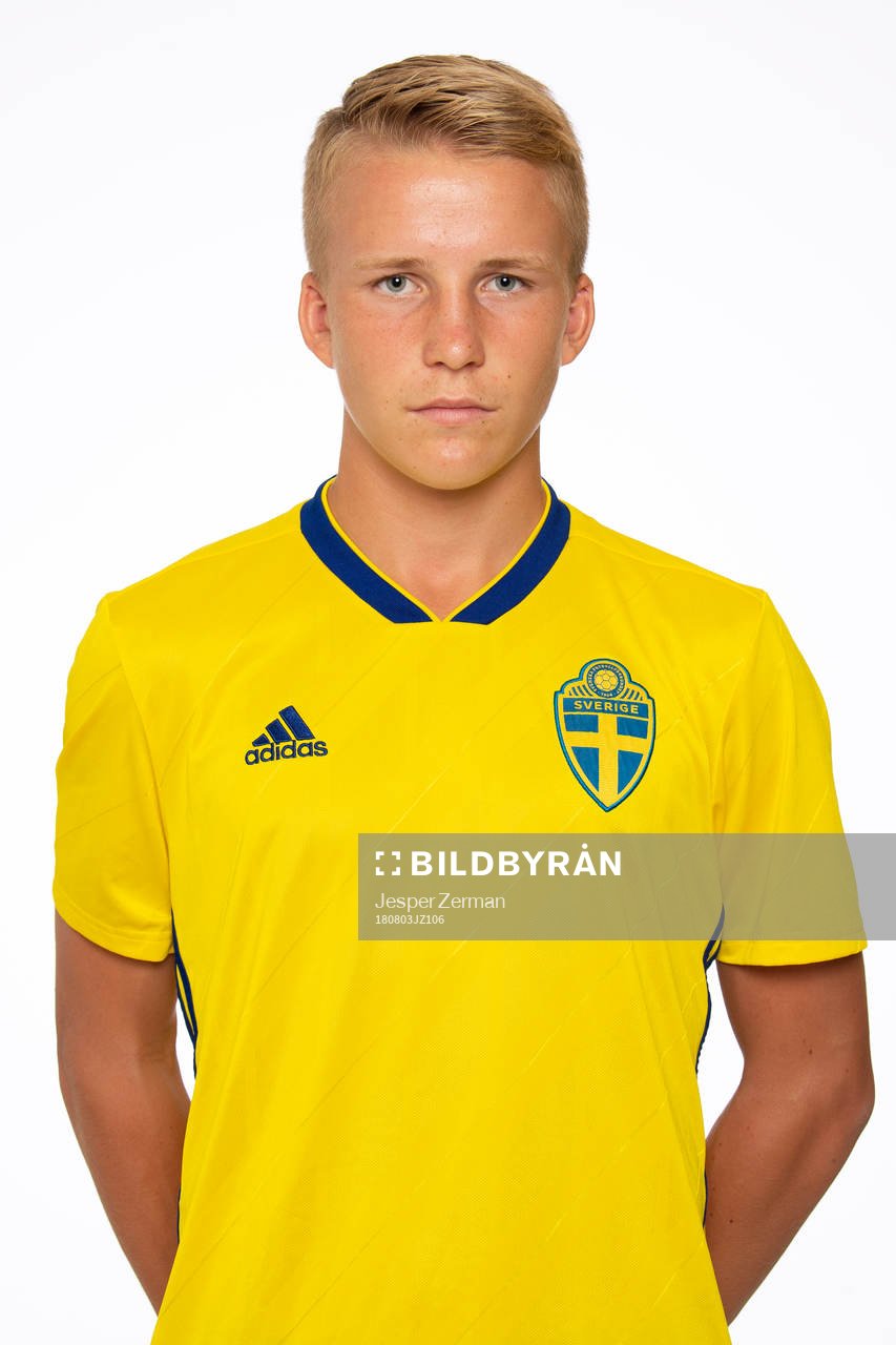 Casper Widell i P15-landslaget