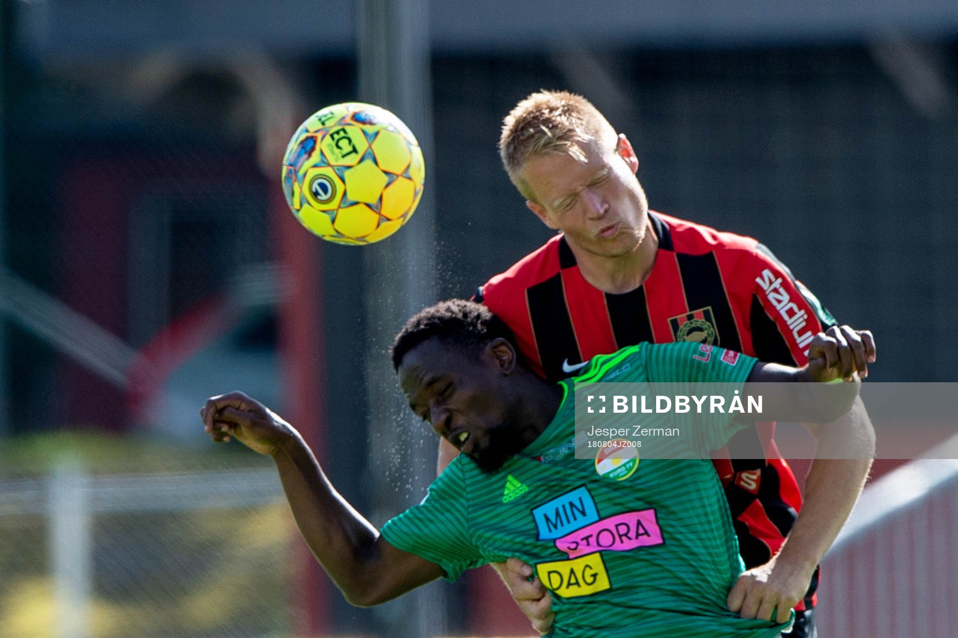 Dalkurds Mohamed Buya Turay och Brommapojkarnas Martin