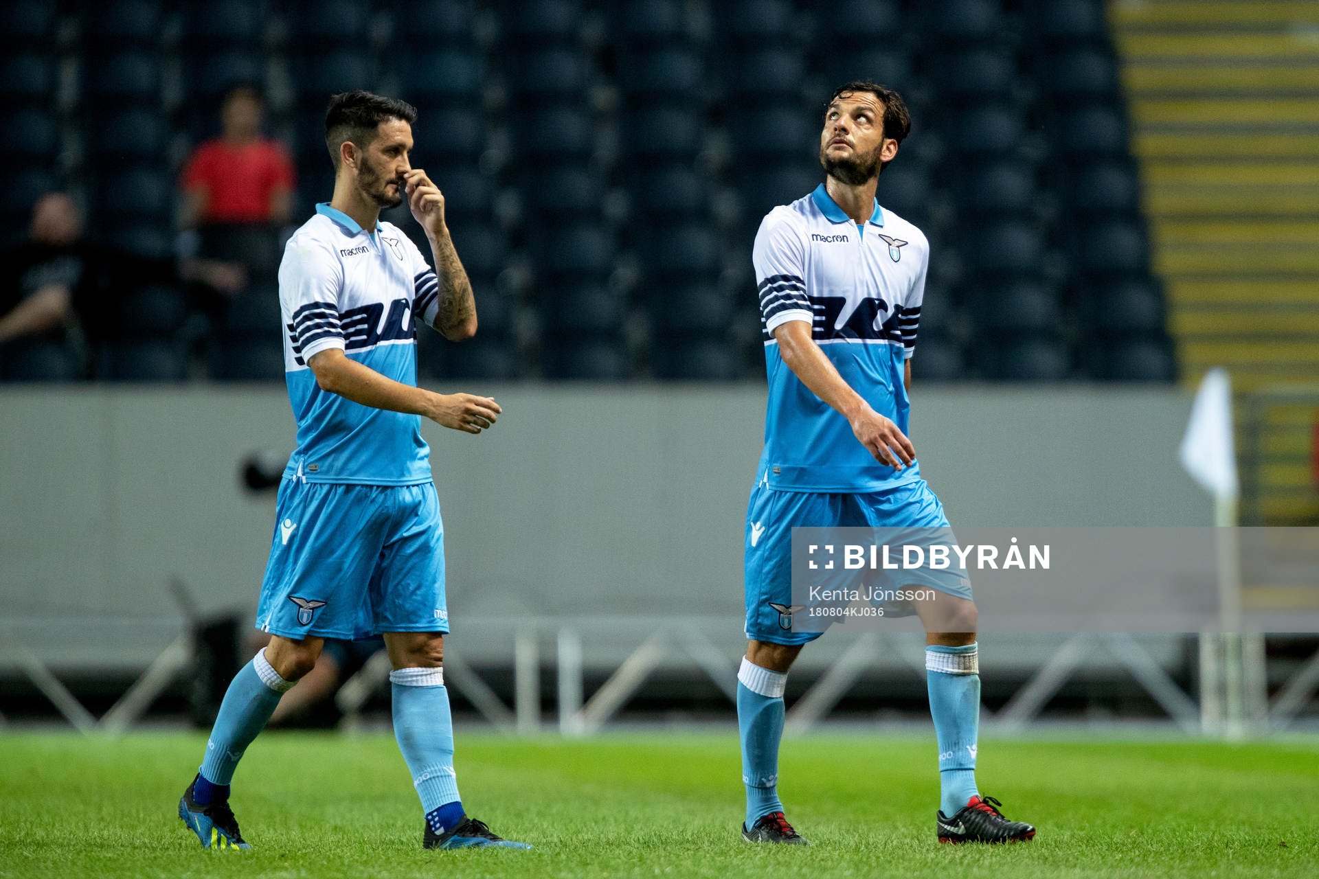 Marco Parolo of Lazio looks dejected