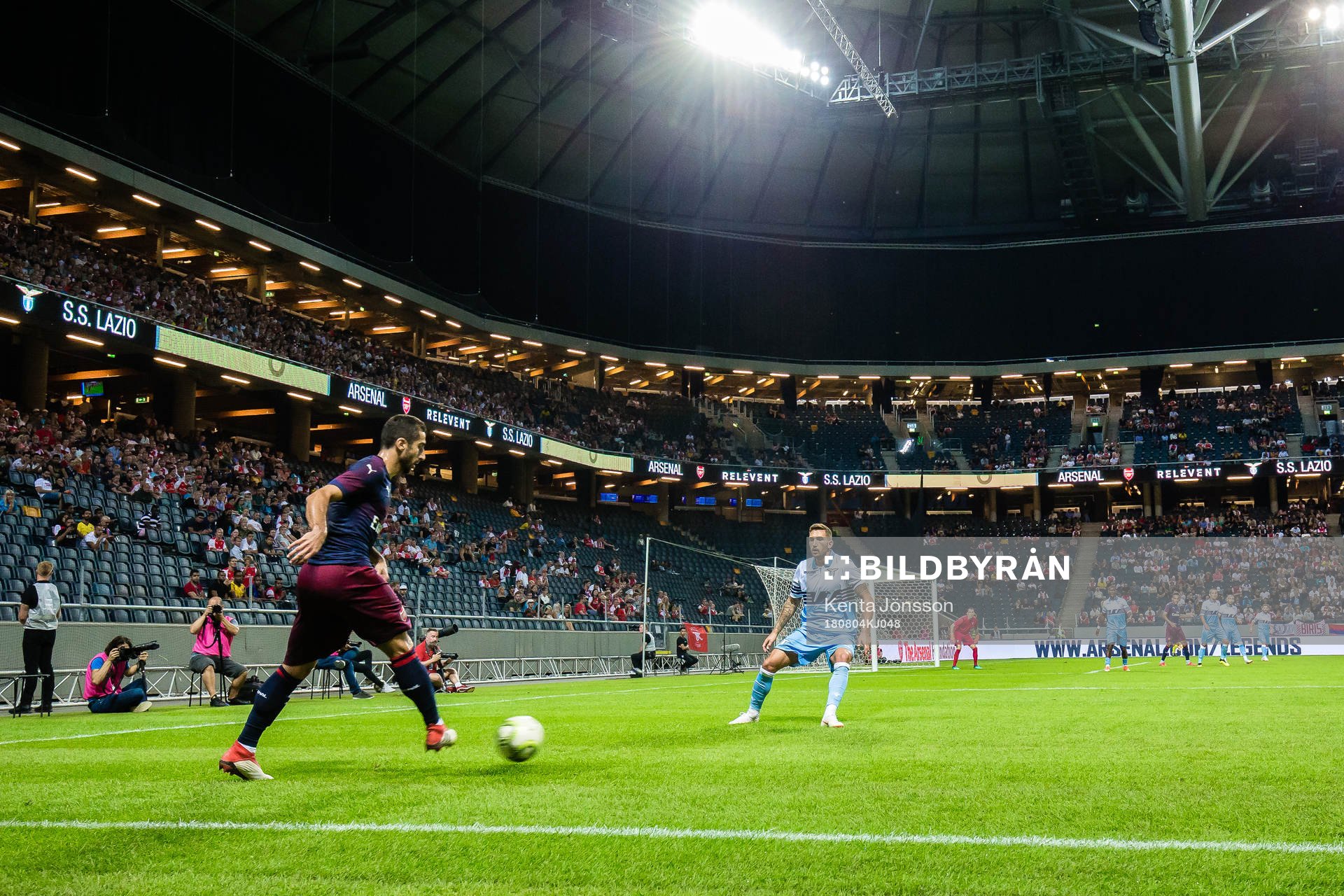 General view of Friends Arena