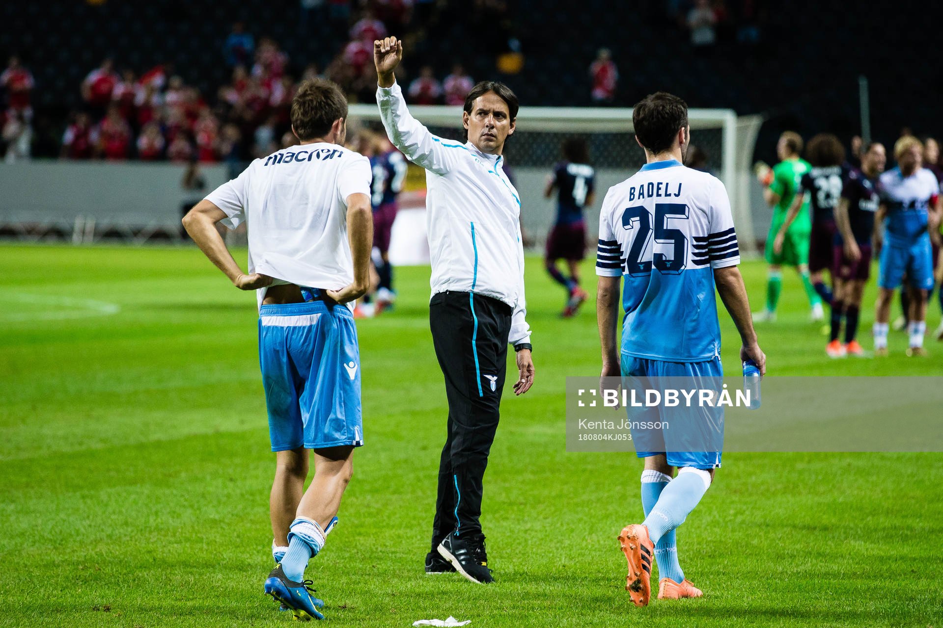 Coach Simone Inzaghi of Lazio