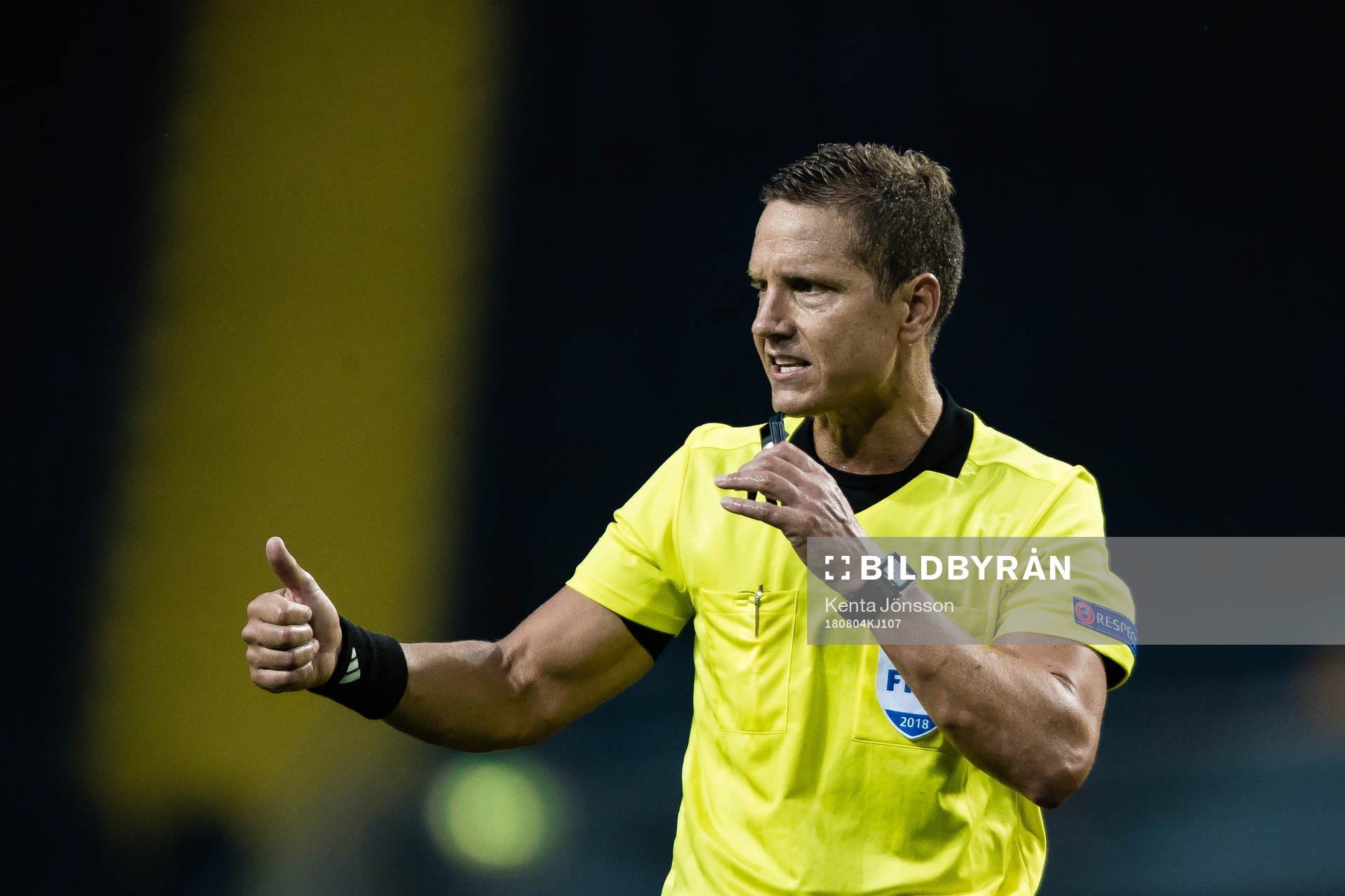Referee Martin Strömbergsson