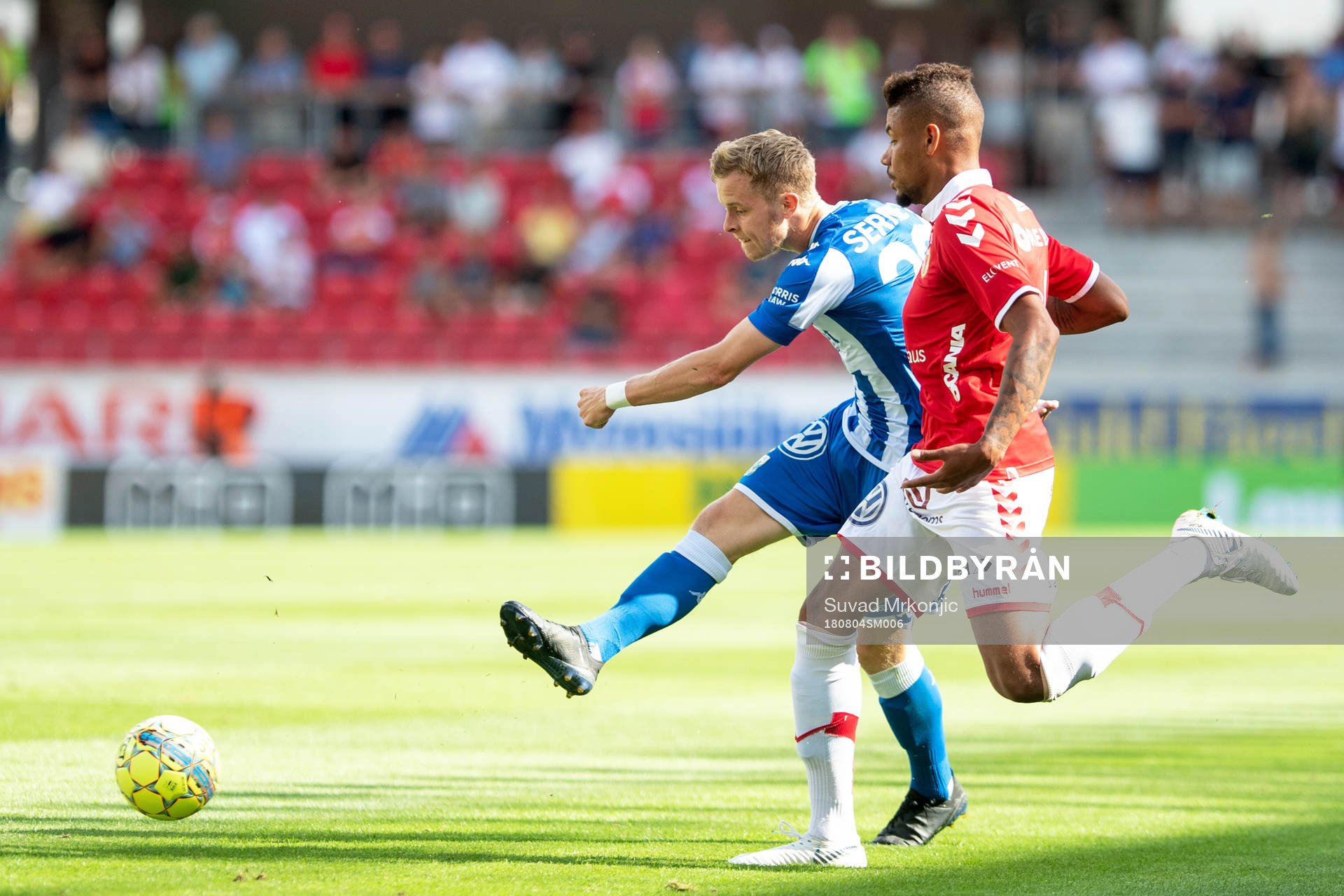 IFK Göteborgs Victor Wernersson och Kalmars Mikael Dyrestam