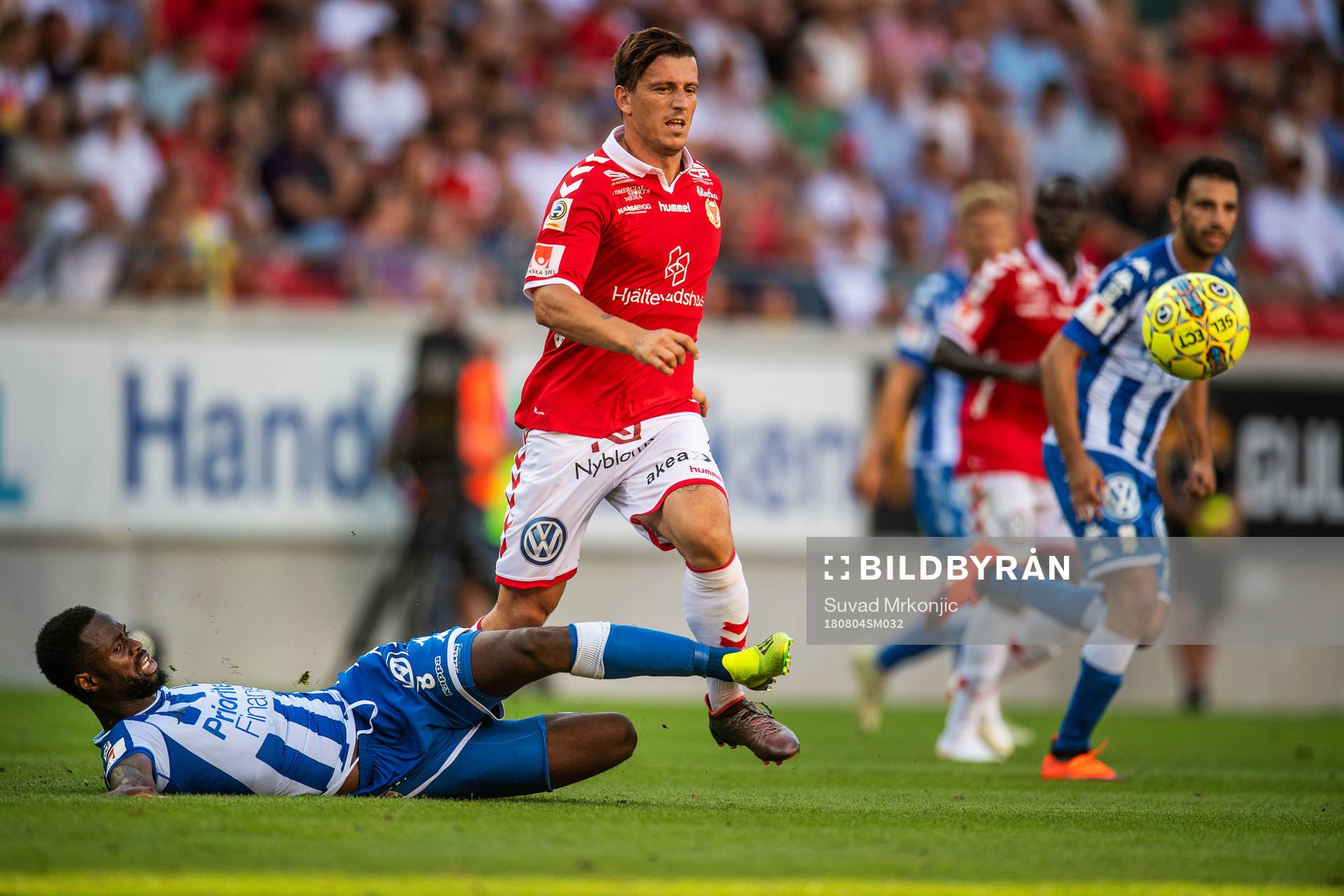 Kalmars Erton Fejzullahu och IFK Göteborgs Vajebah