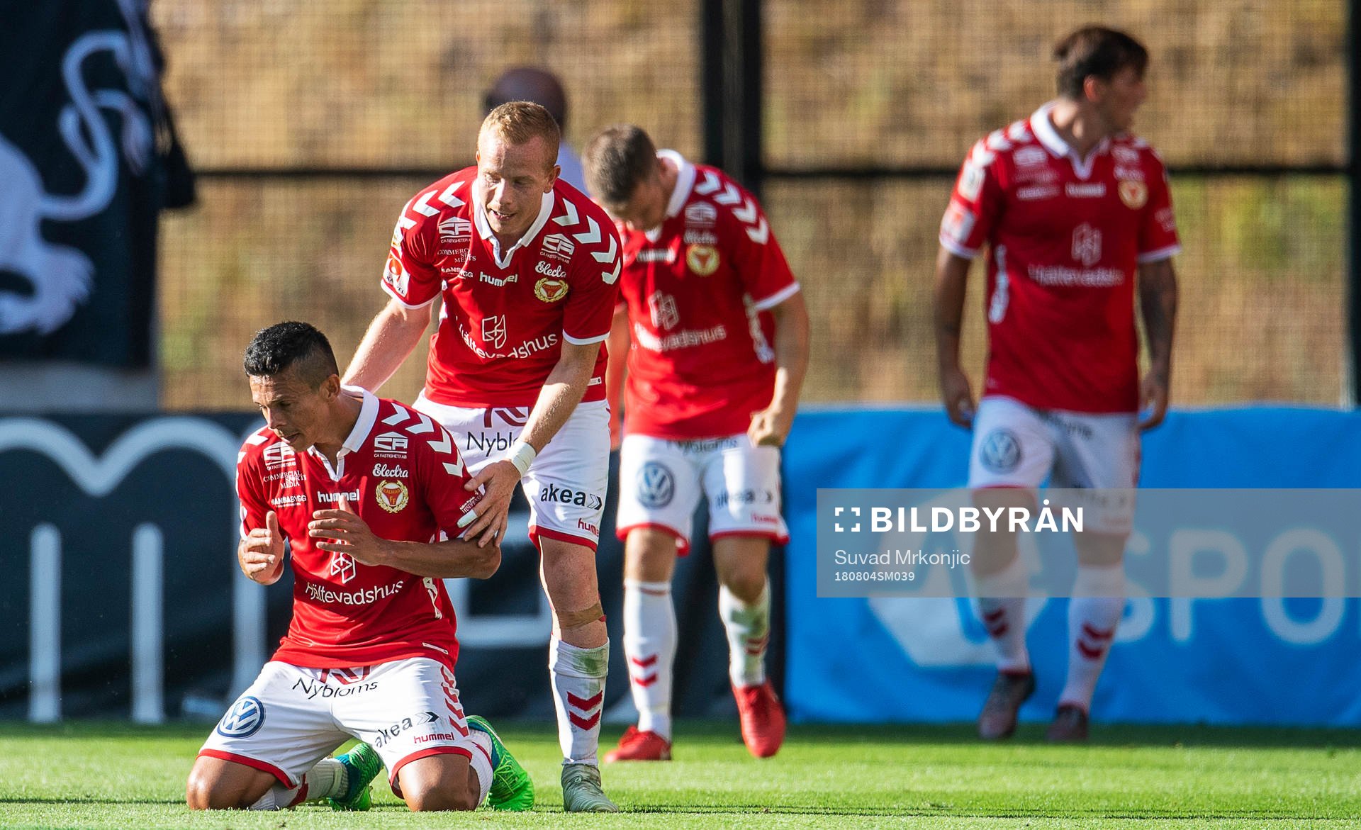 Kalmarspelarna jublar