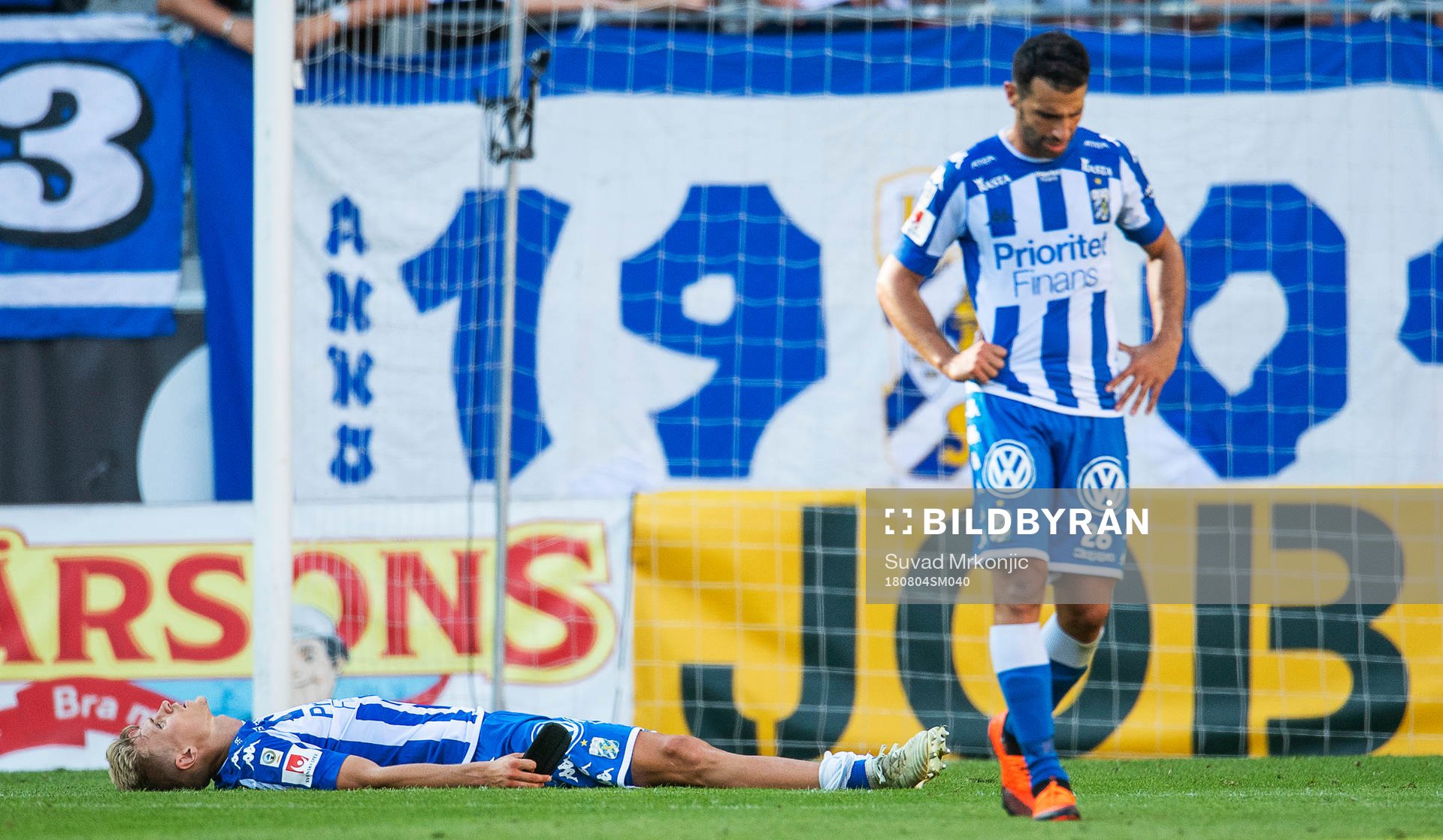 IFK Göteborgspelarna Billy Nordström och André Calisir