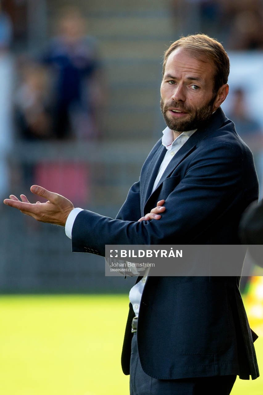 Häckens tränare Andreas Alm