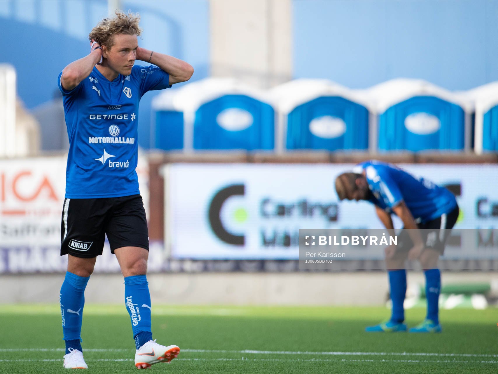 Halmstads Hoskuldur Gunnlaugsson deppar