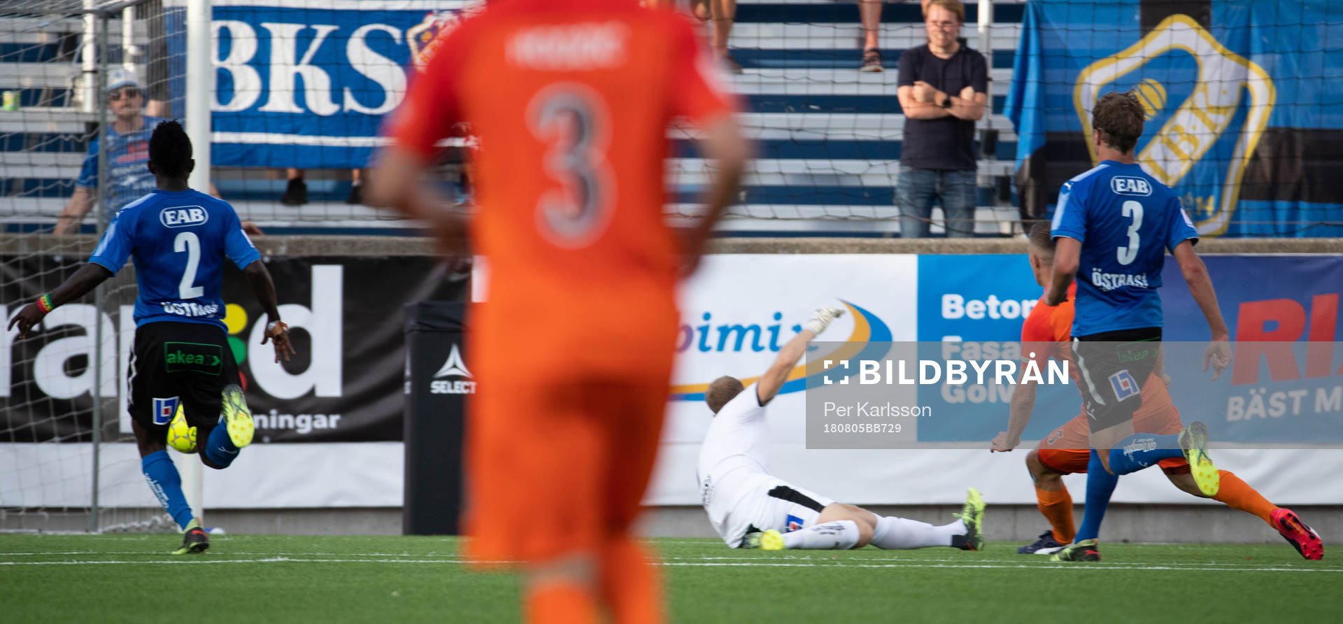 AFC Eskilstunas Gustav Jarl gör 2-0 målet