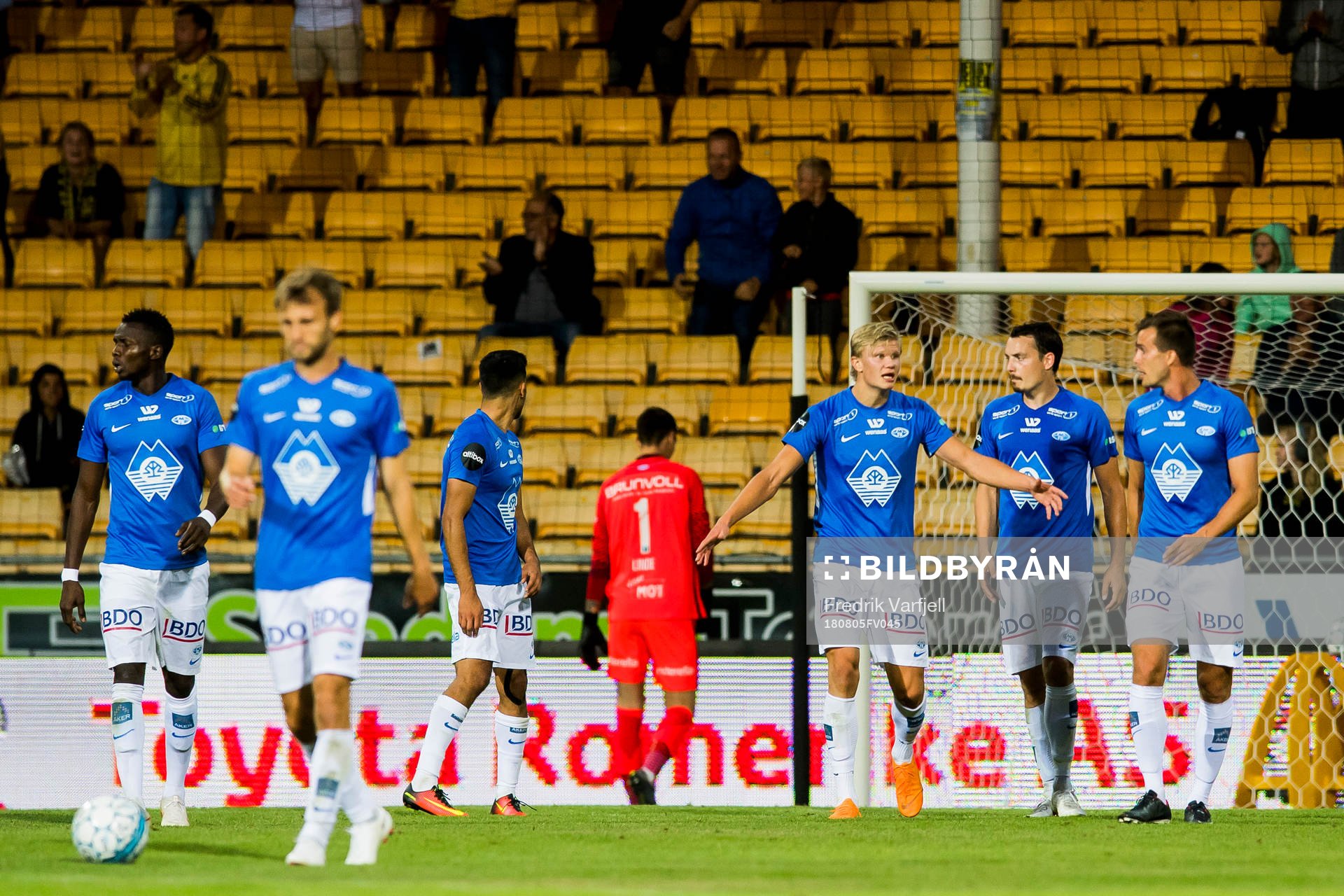 Erling Braut Håland of Molde looks dejected