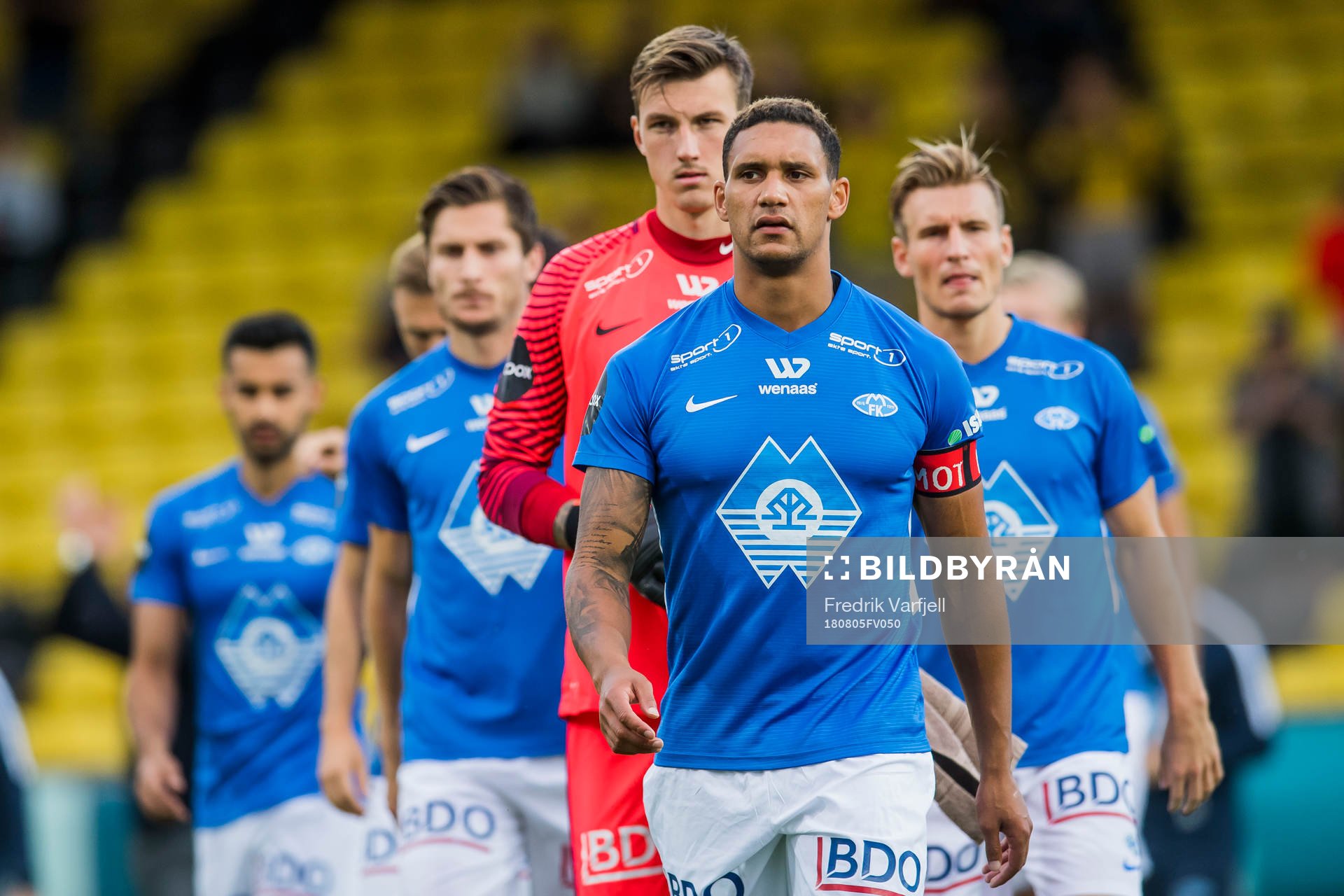 Goalkeeper Andreas Linde and Ruben Gabrielsen of Molde