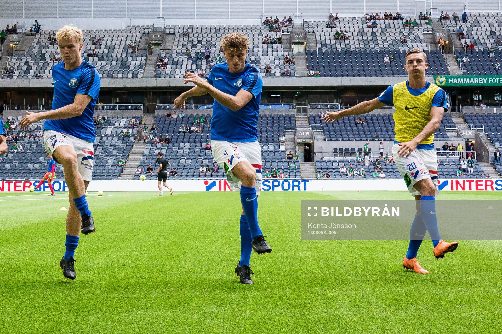 Trelleborgs Jacob Palander (m), Freddie Brorsson (v) och