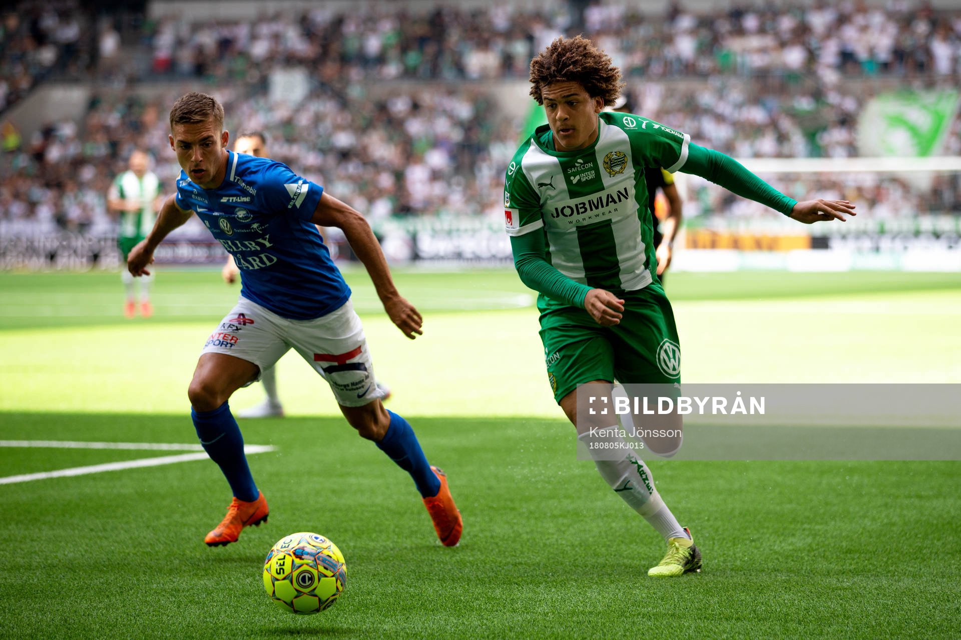 Trelleborgs Felix Hörberg och Hammarbys Neto Borges